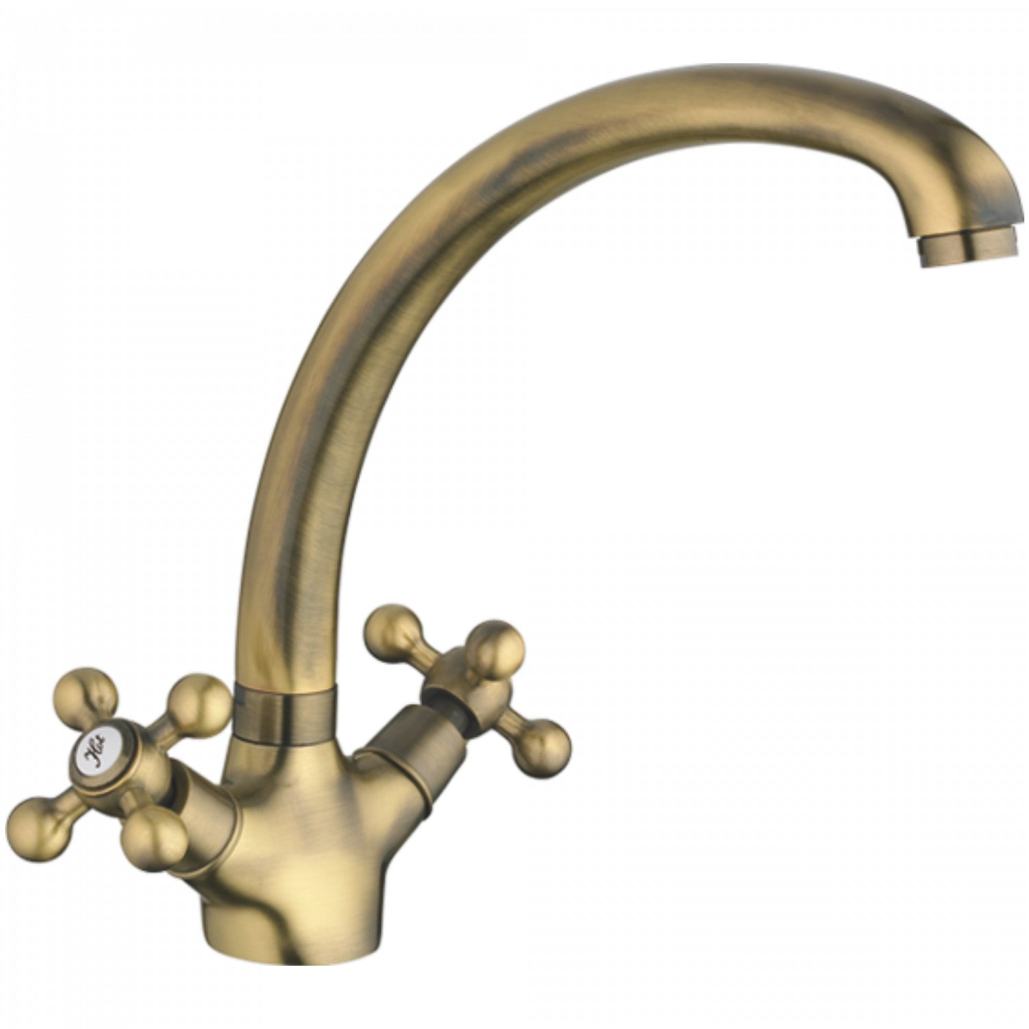 Смеситель для кухни Haiba HB 4219-4, бронза