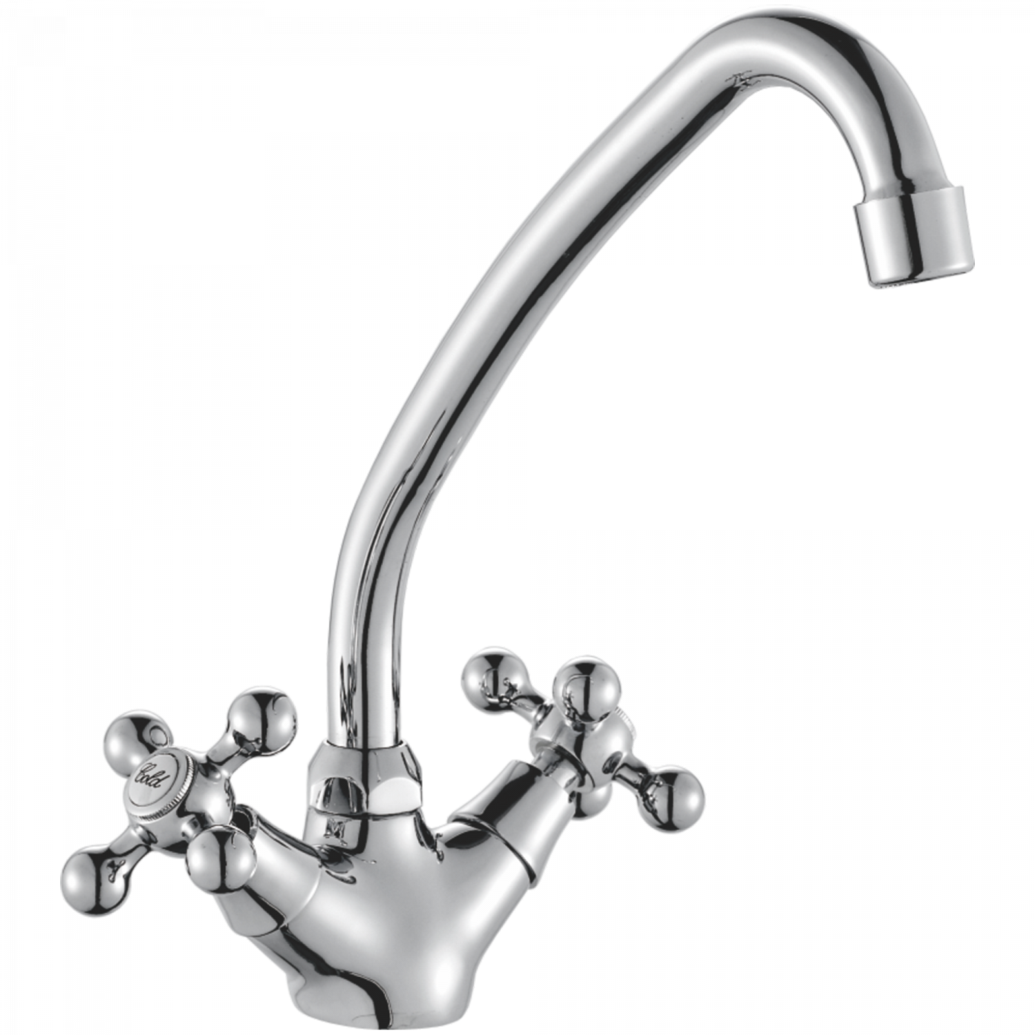 Смеситель для кухни Haiba HB 4519, хром