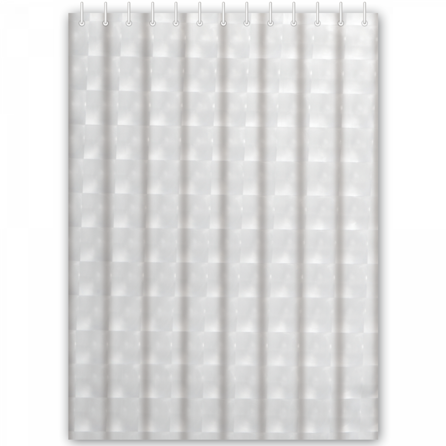 HB75101-1 Штора для ванной комнаты (PEVA, 180*200 см., с кольцами в комплекте)