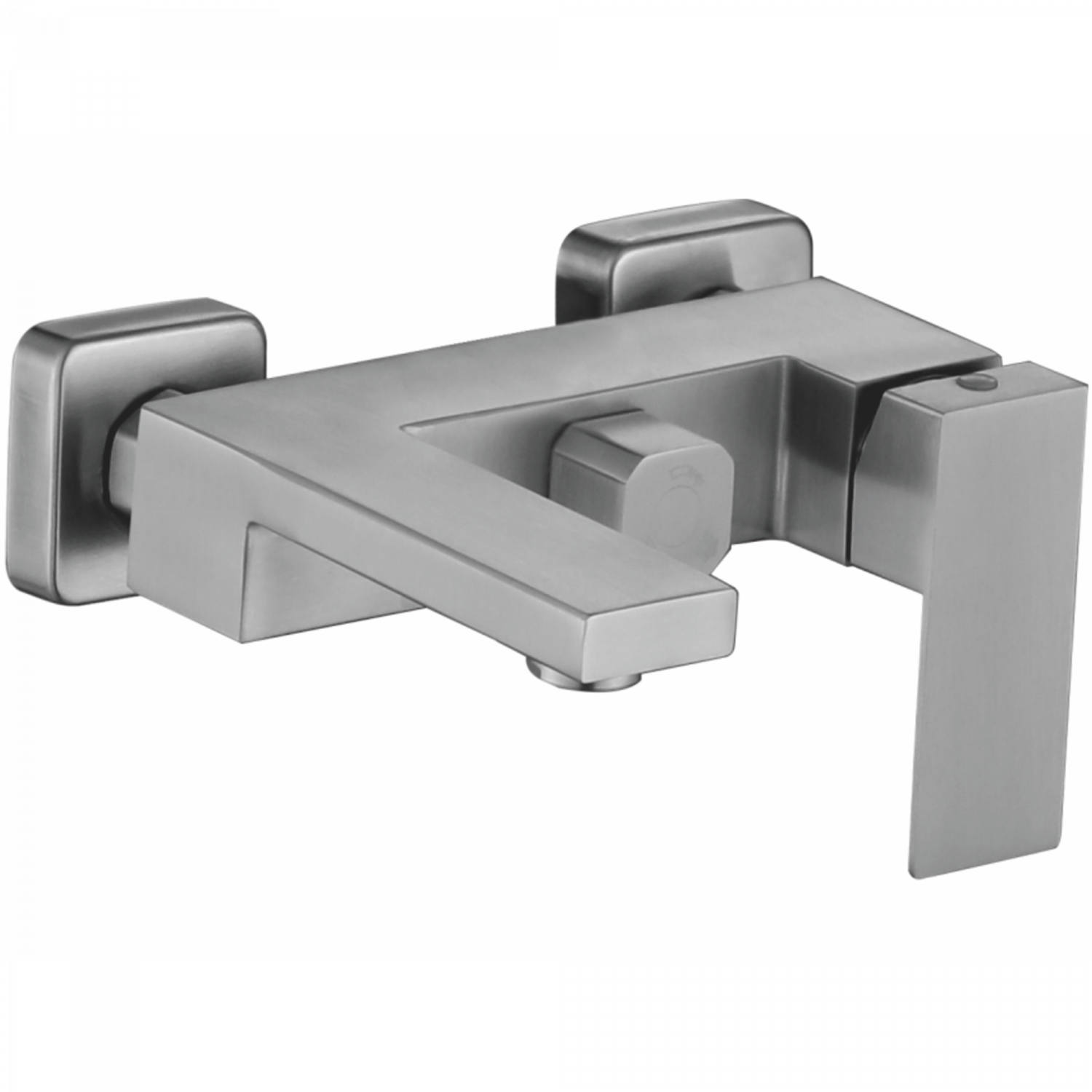 Смеситель для ванны, нержавеющая сталь
Комплектация: лейка, шланг 1,5м, держатель для лейки HB 60803-2