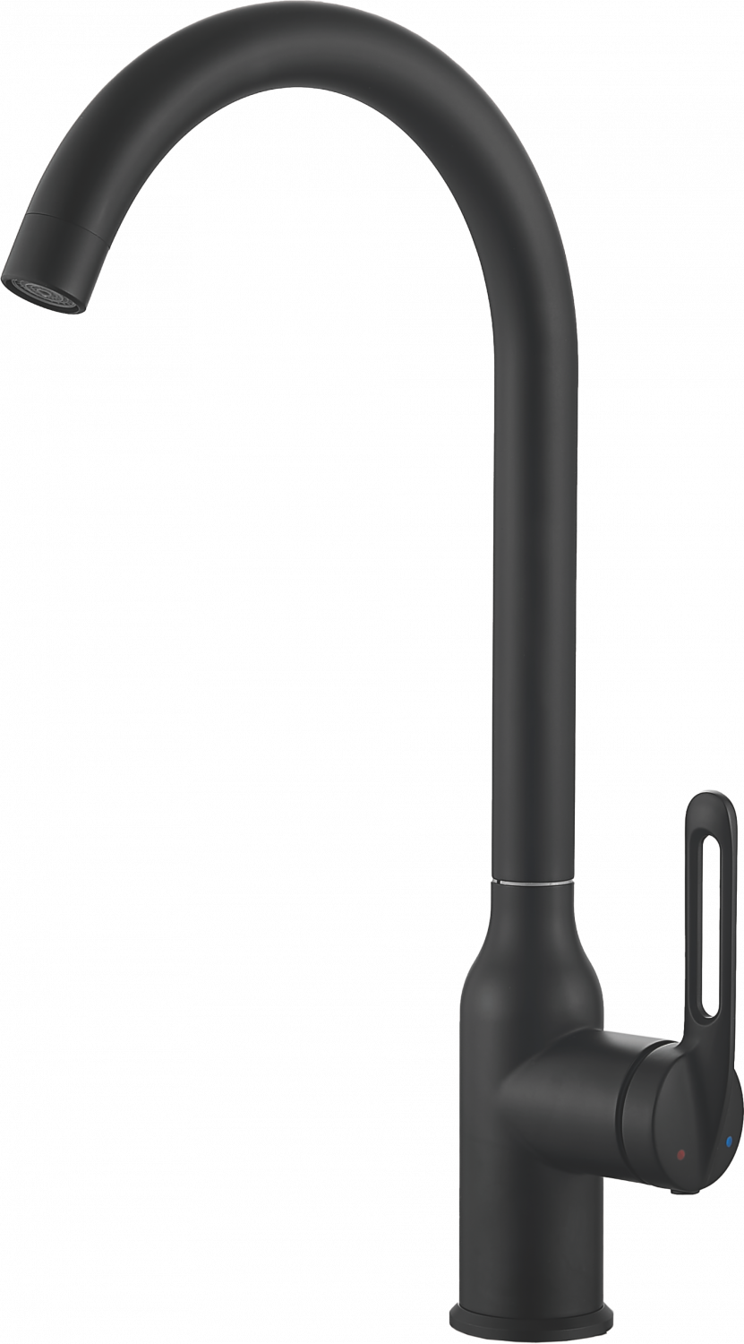 Смеситель для кухни, нержавеющая сталь, черный HB 40830-7