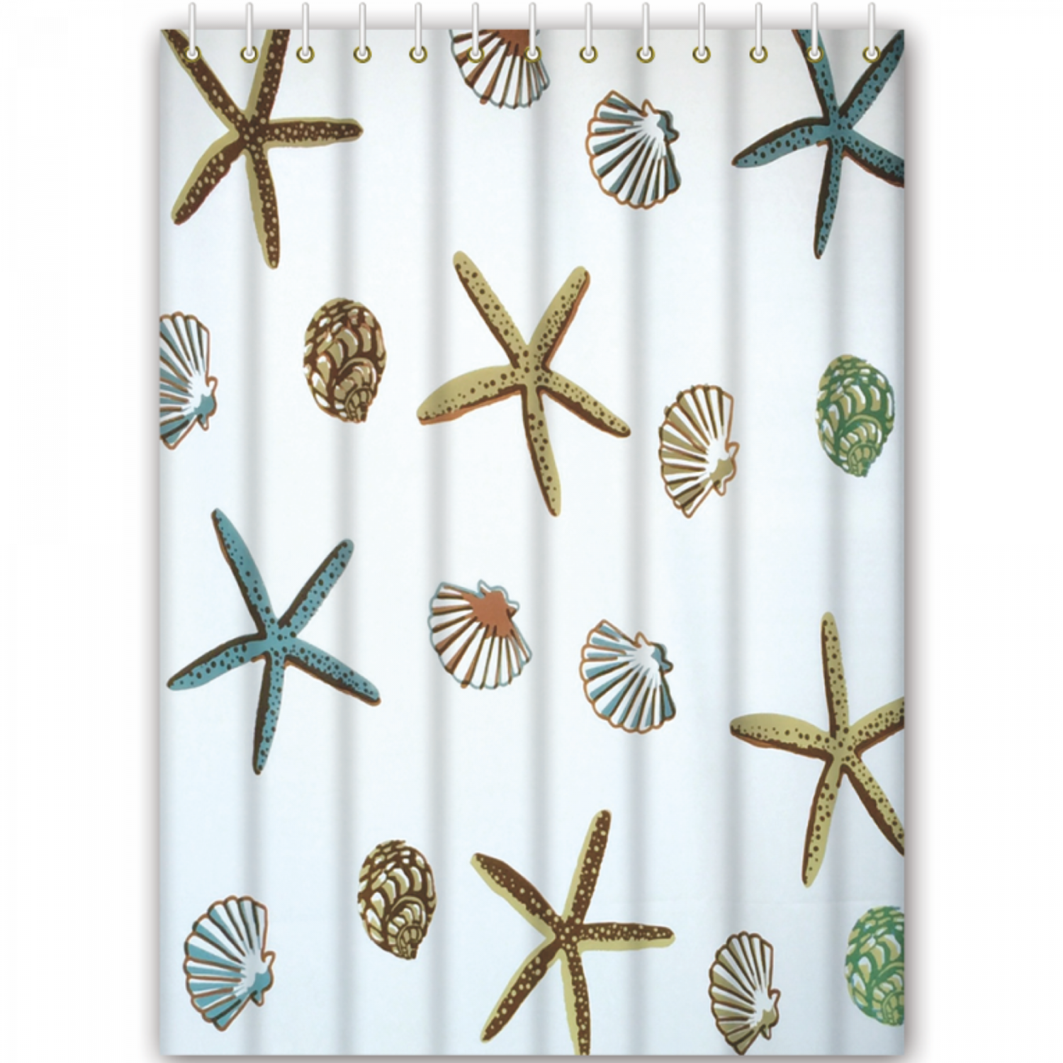 HB75061 Штора для ванной комнаты (PEVA, 180*180 см., с кольцами в комплекте)