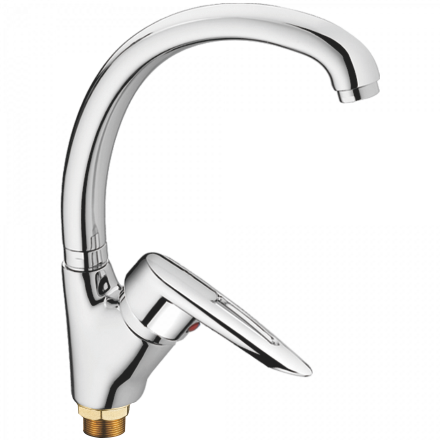 Смеситель для кухни Haiba HB 4107-2, хром