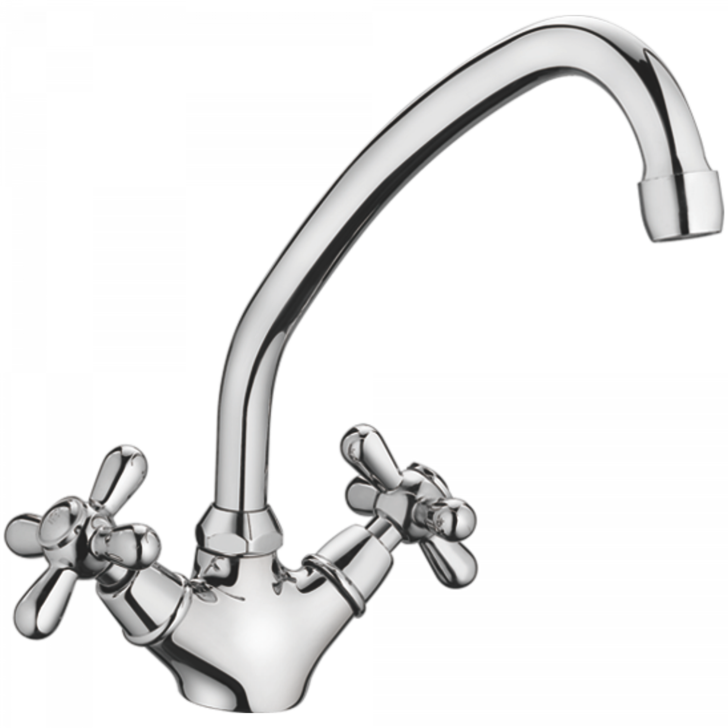 Смеситель для кухни Haiba HB 4125, хром