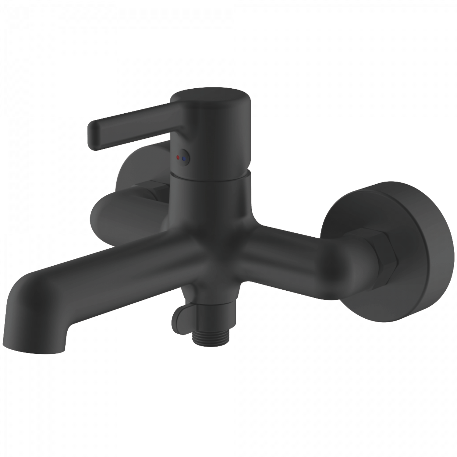 Смеситель для ванны, латунь, черный
Комплектация: лейка, шланг 1,5м, держатель для лейки HB 60814-7