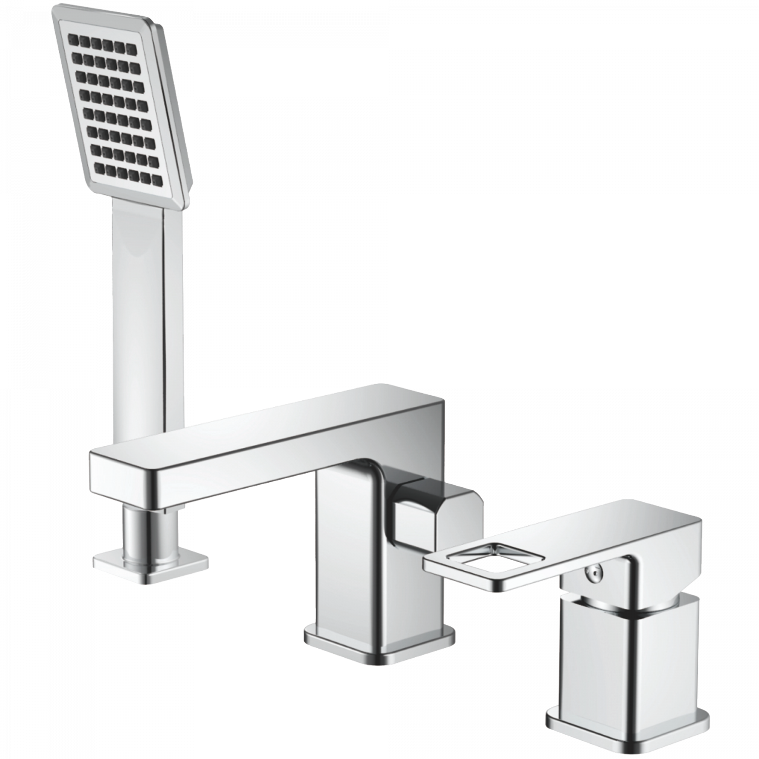 Смеситель на борт ванны Haiba HB 80615, хром