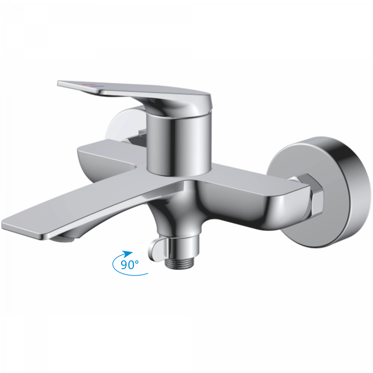 Смеситель для ванны, латунь, хром
Комплектация: лейка, шланг 1,5м, держатель для лейки HB 60816