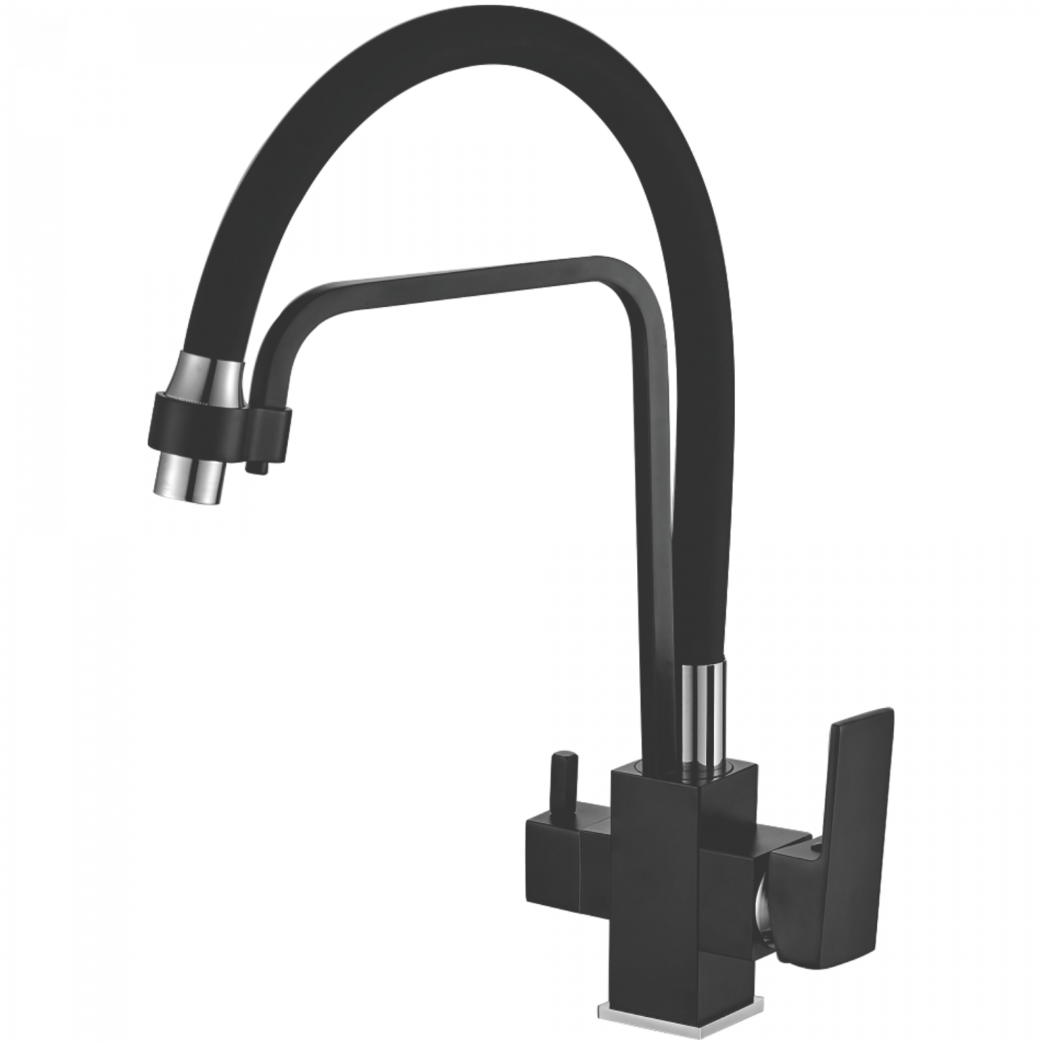 Смеситель для кухни Haiba HB 76857, черный