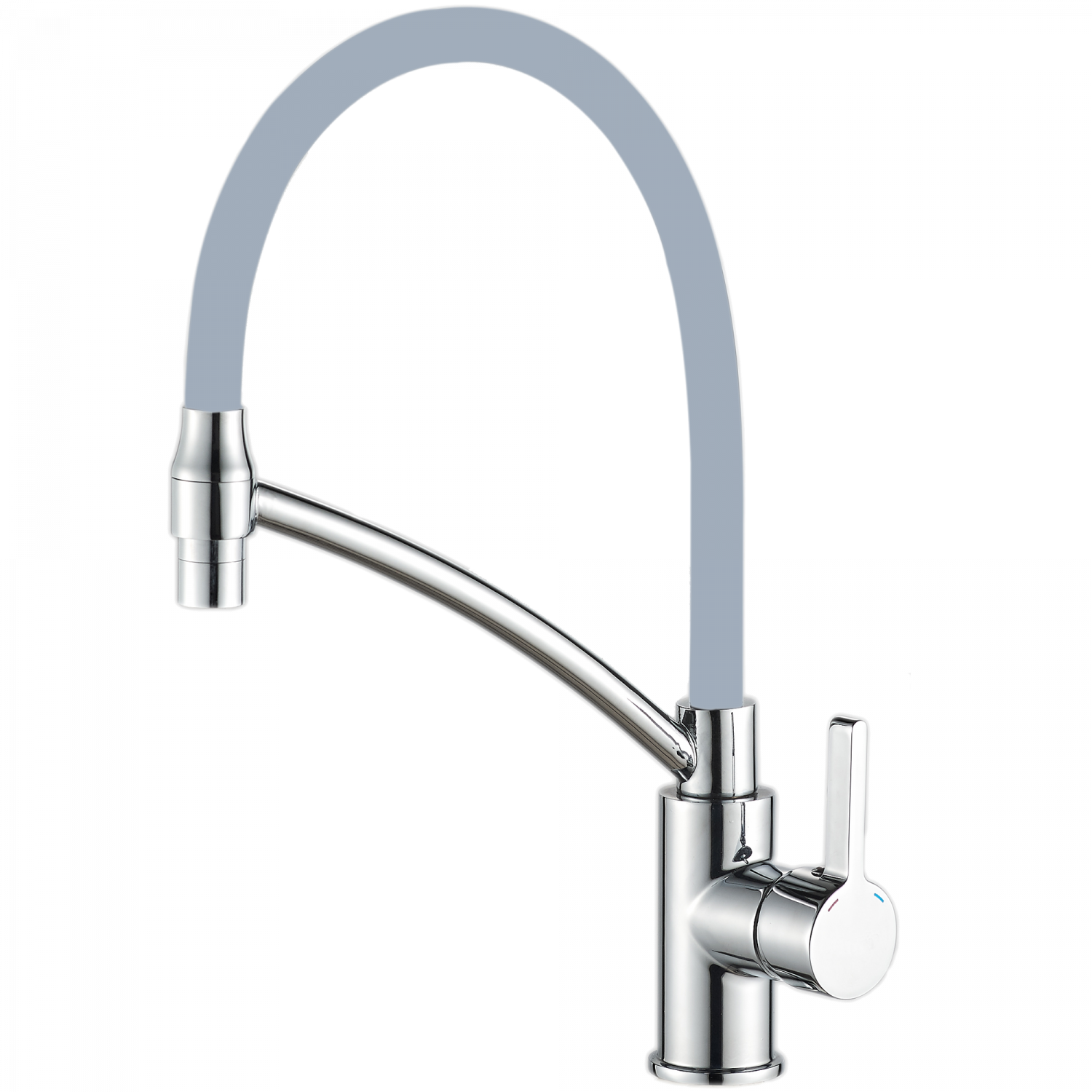 Смеситель для кухни Haiba HB 73643-3, серый