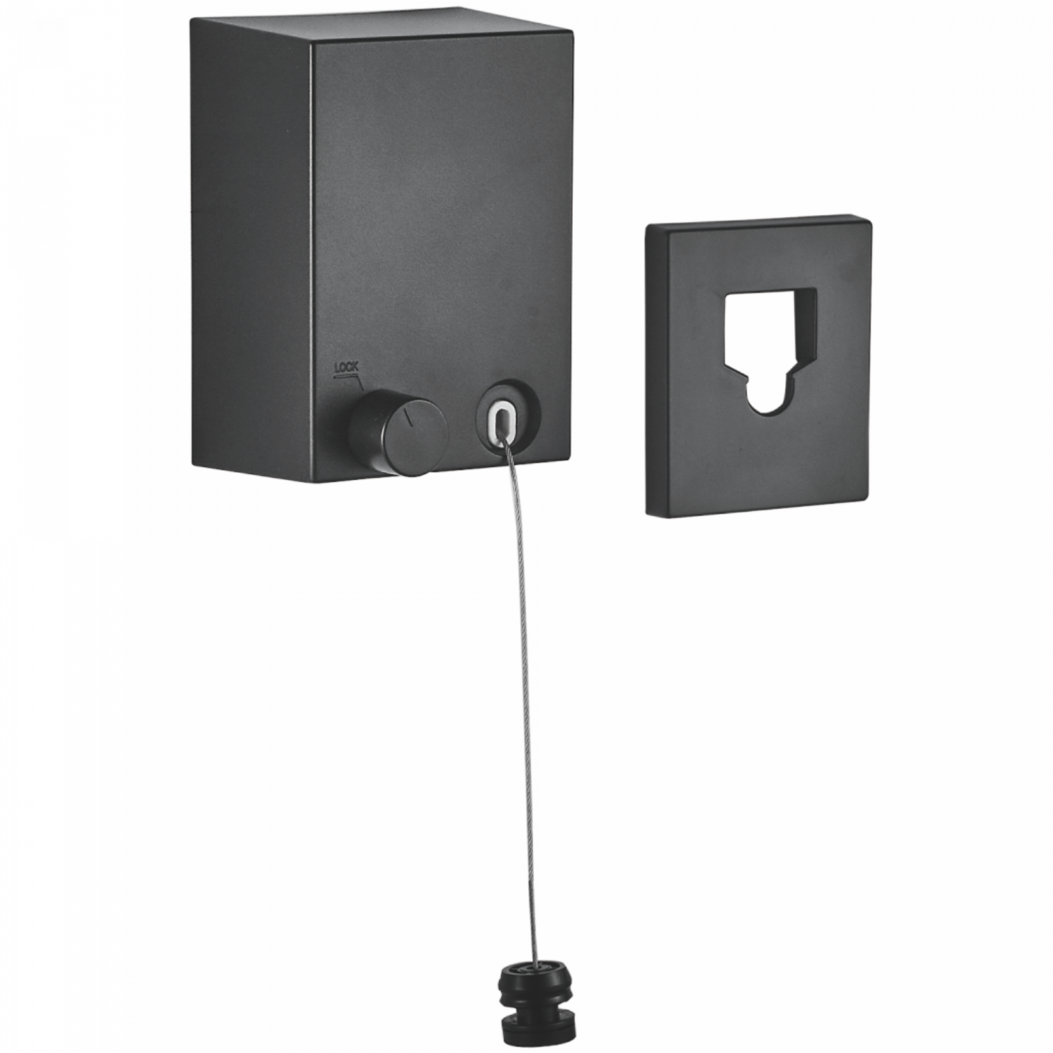 Выдвижная сушилка для белья, черный HB 121-7