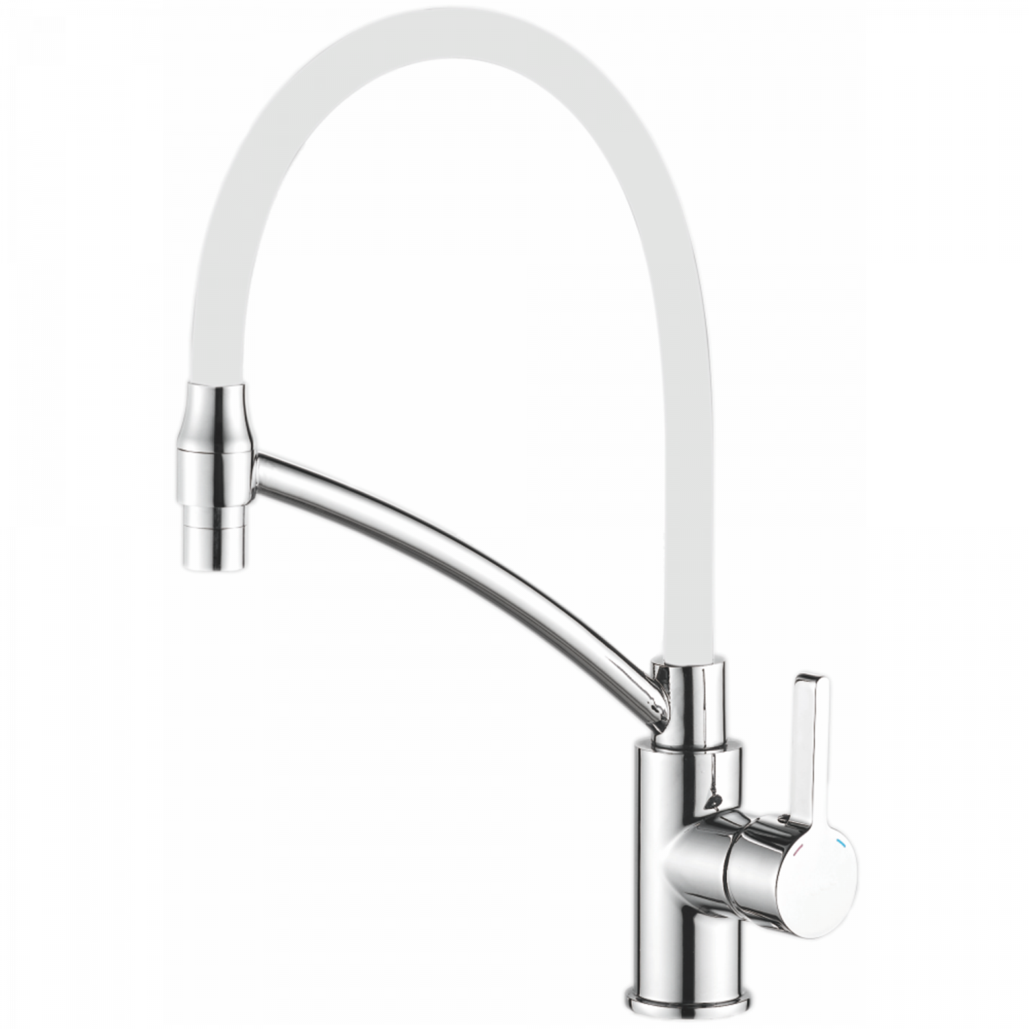 Смеситель для кухни Haiba HB 73643-8, белый