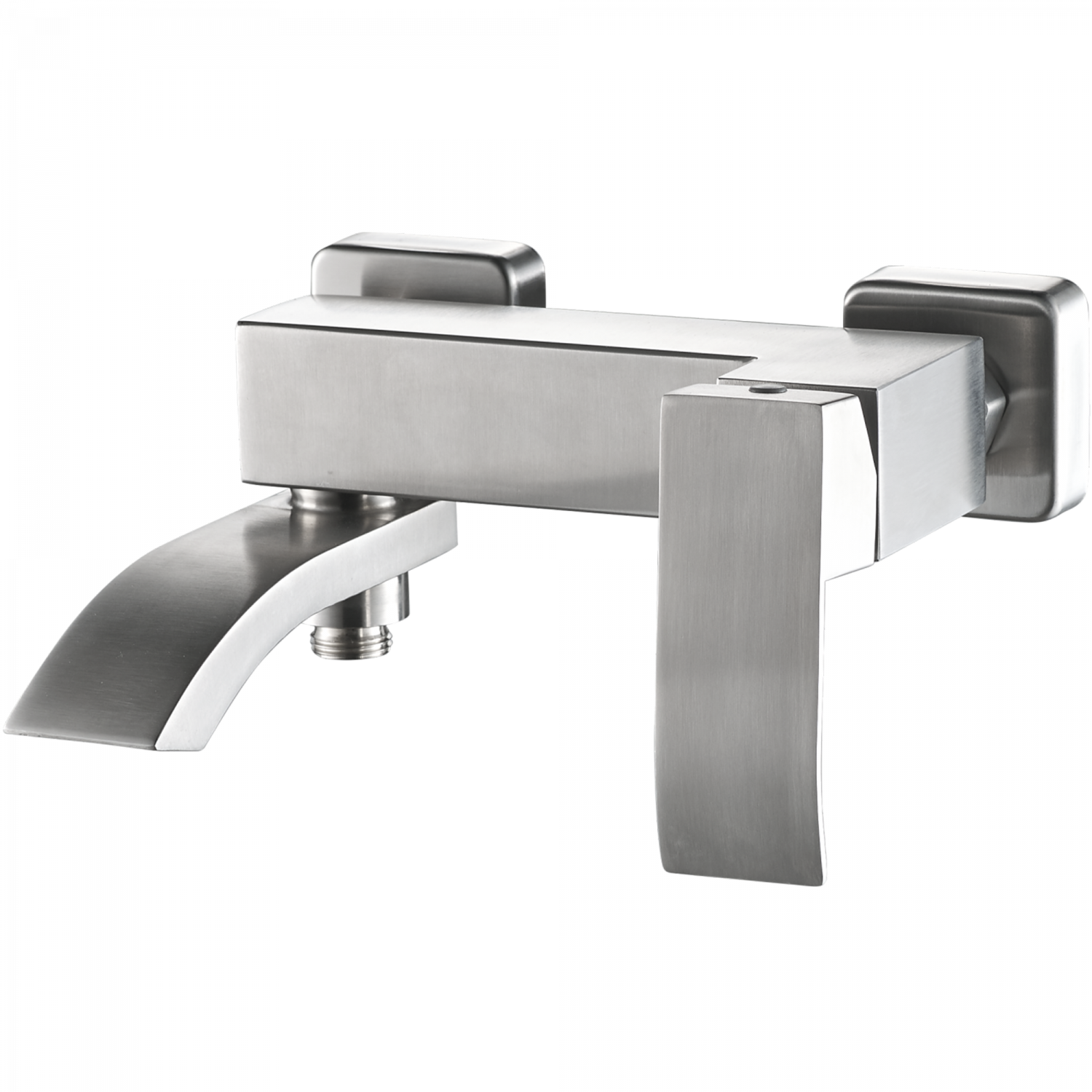 Смеситель для ванны, нержавеющая сталь
Комплектация: лейка, шланг 1,5м, держатель для лейки HB 60815