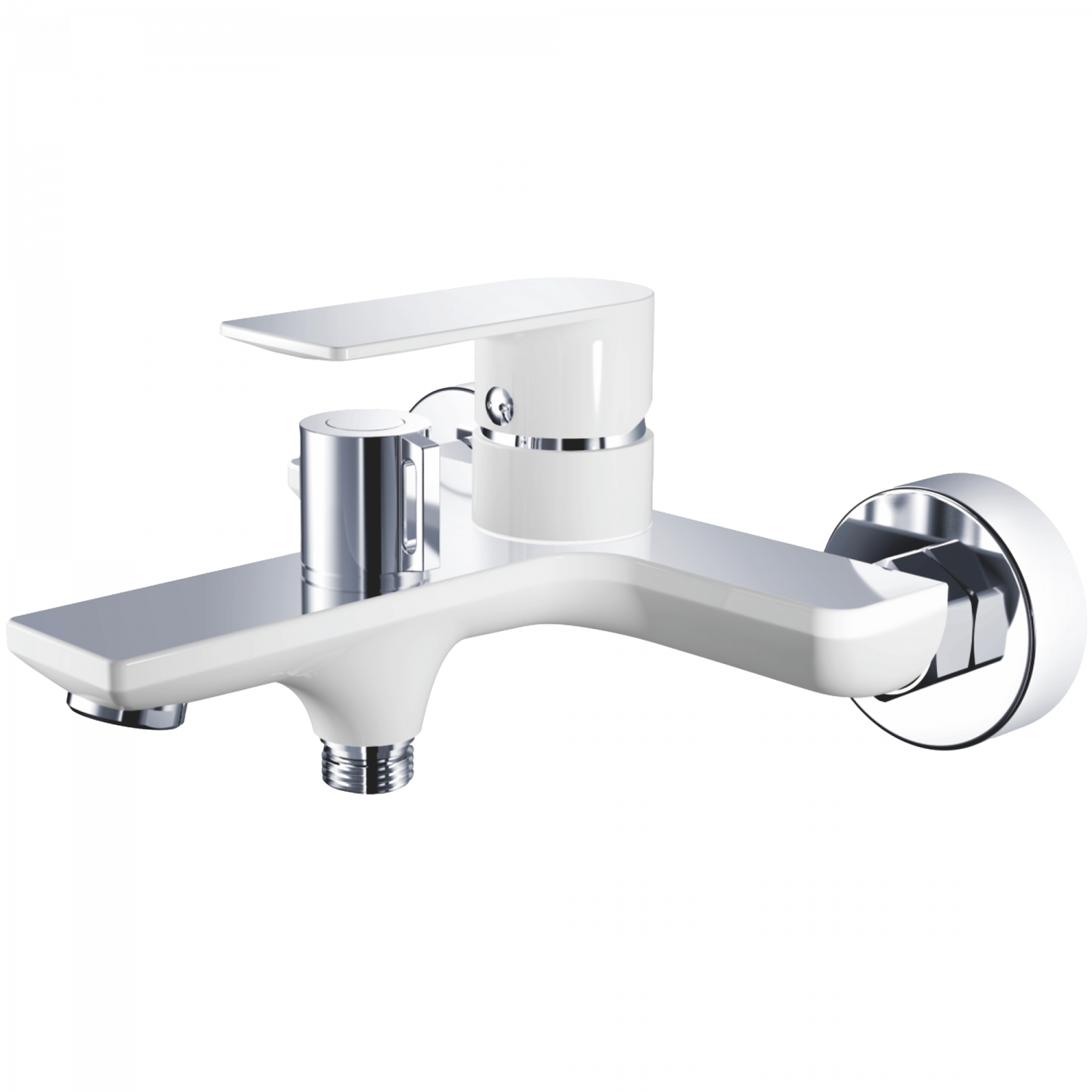 Смеситель для ванны Haiba HB 60505-8, белый