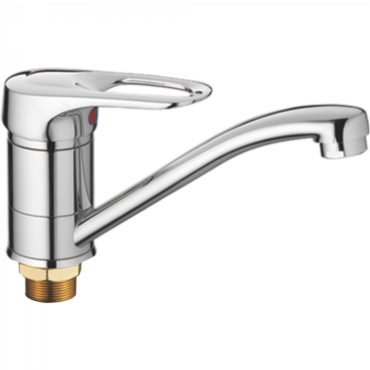 Смеситель для кухни Haiba HB 4504-2, хром