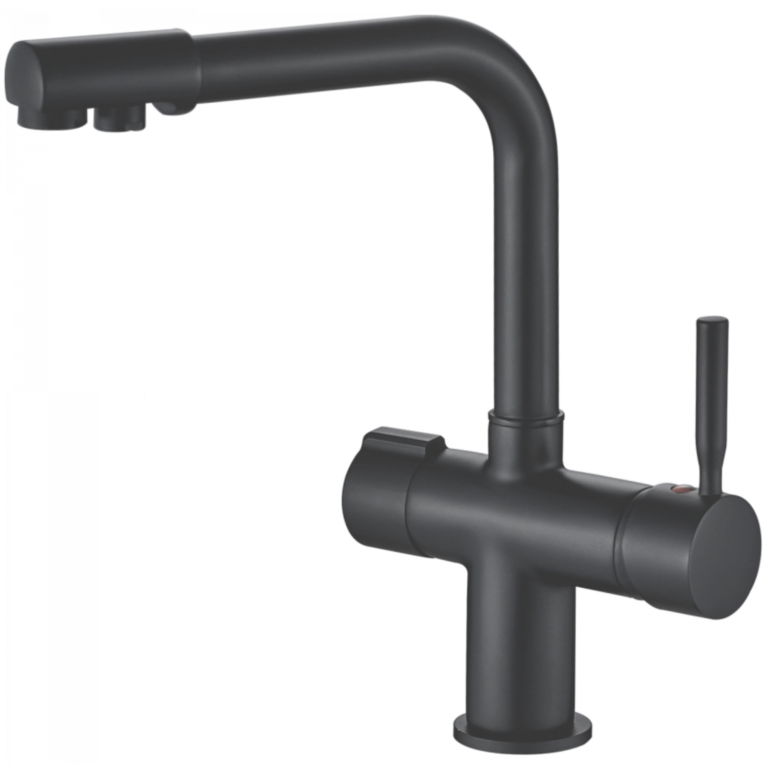 Смеситель для кухни Haiba HB 70088-7, черный