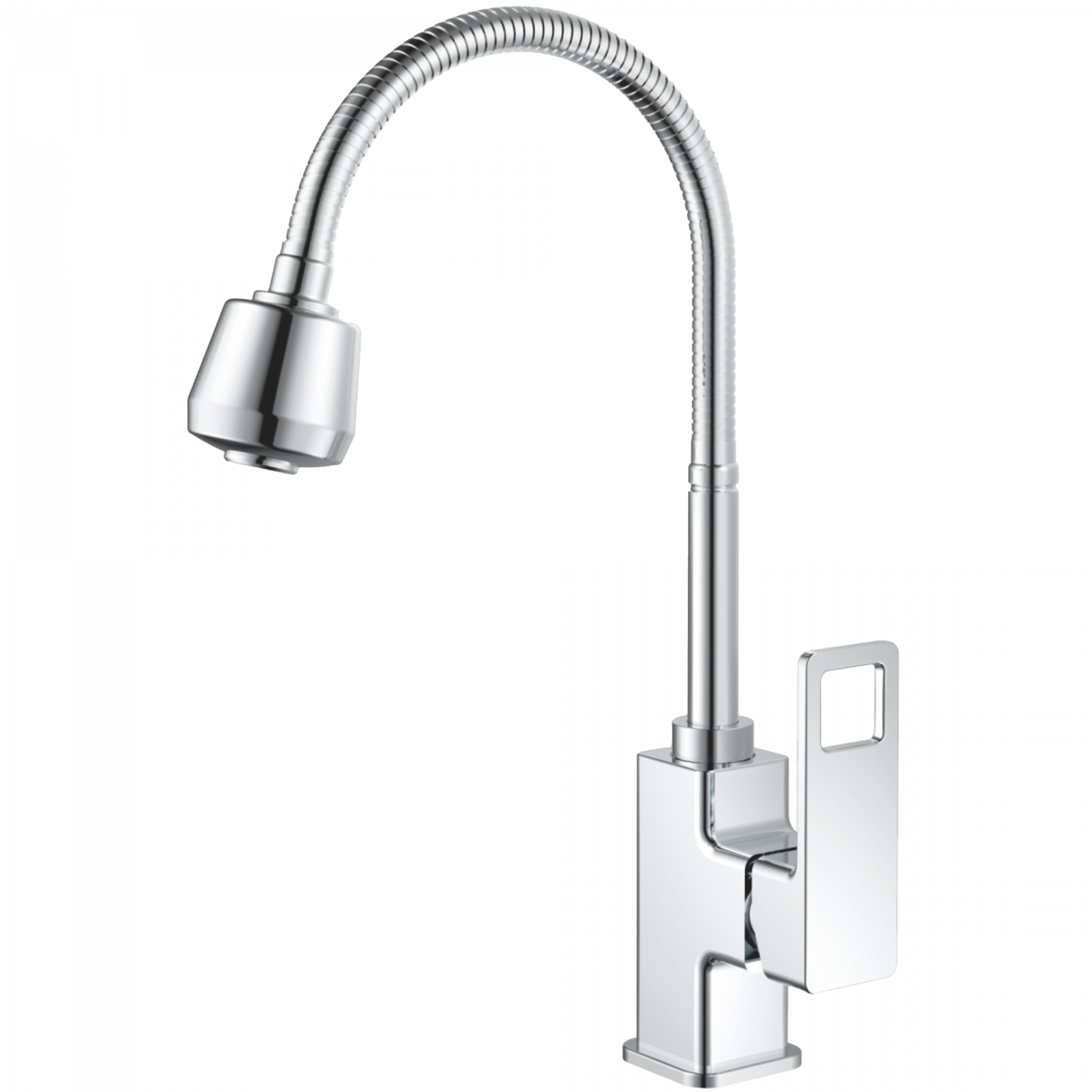 Смеситель для кухни Haiba HB 73615, хром