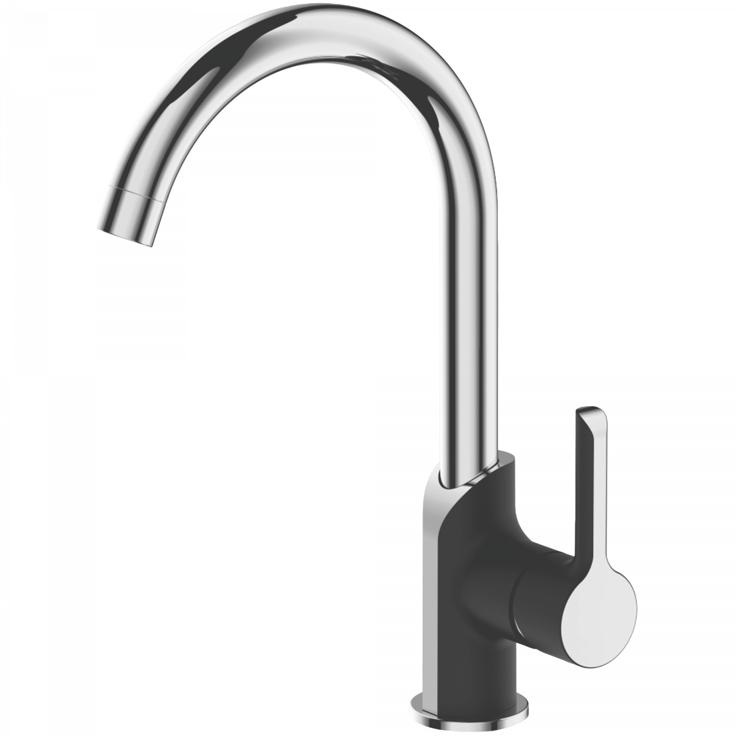 Смеситель для кухни Haiba HB 70805-7, черный