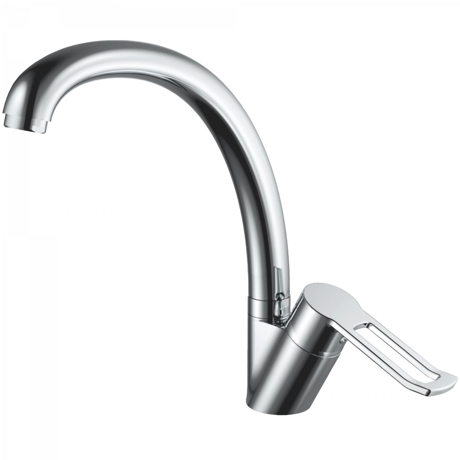 Смеситель для кухни Haiba HB 41556-2, хром