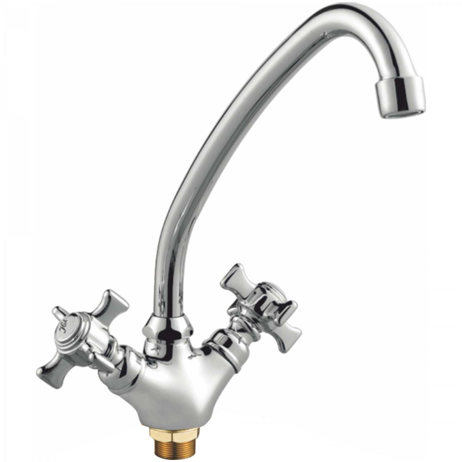 Смеситель для кухни Haiba HB 4924, хром