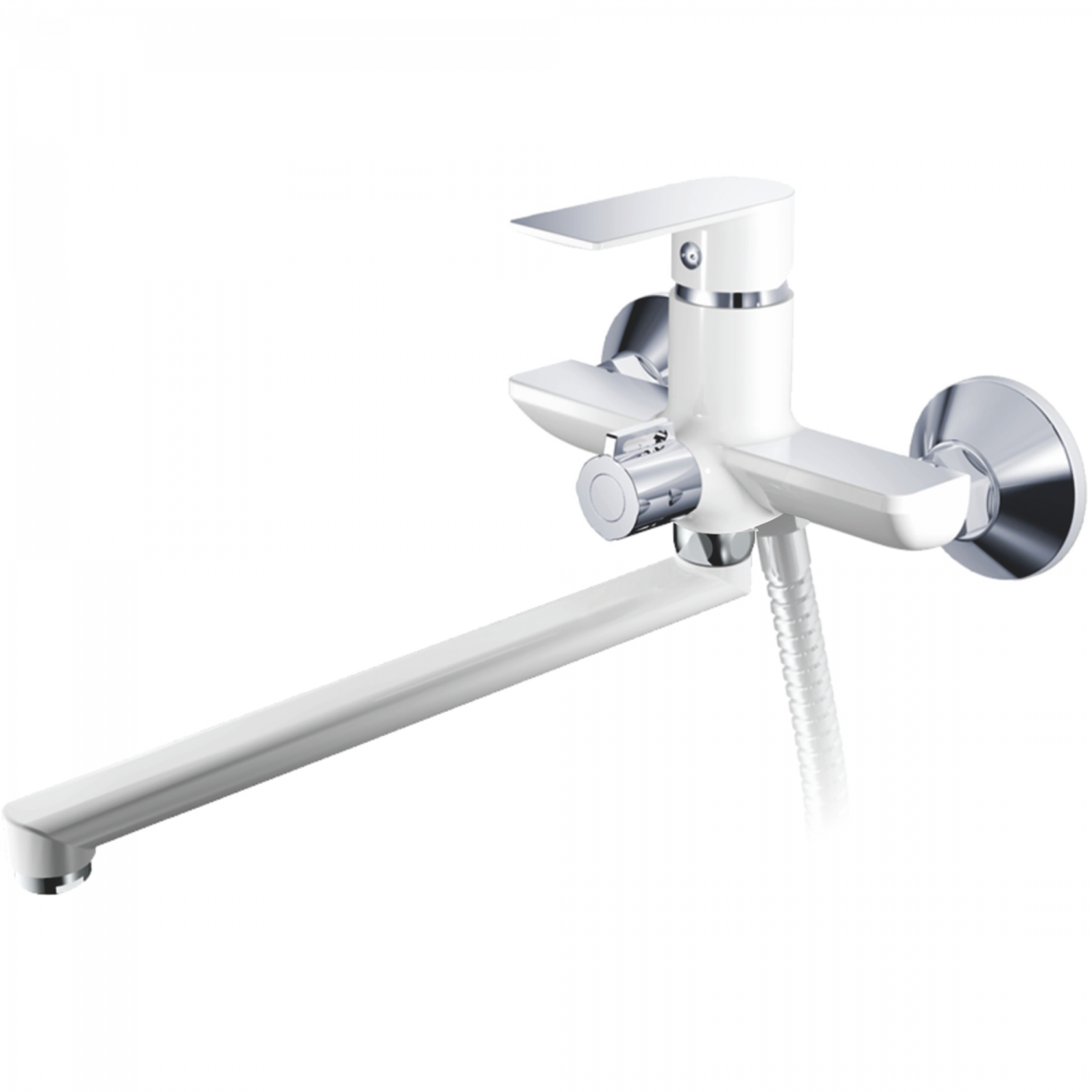 Смеситель для ванны Haiba HB 22505-8, белый