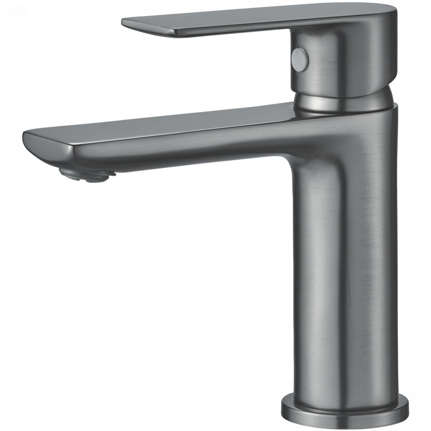 Смеситель для раковины, латунь, оружейная сталь HB 10505-3