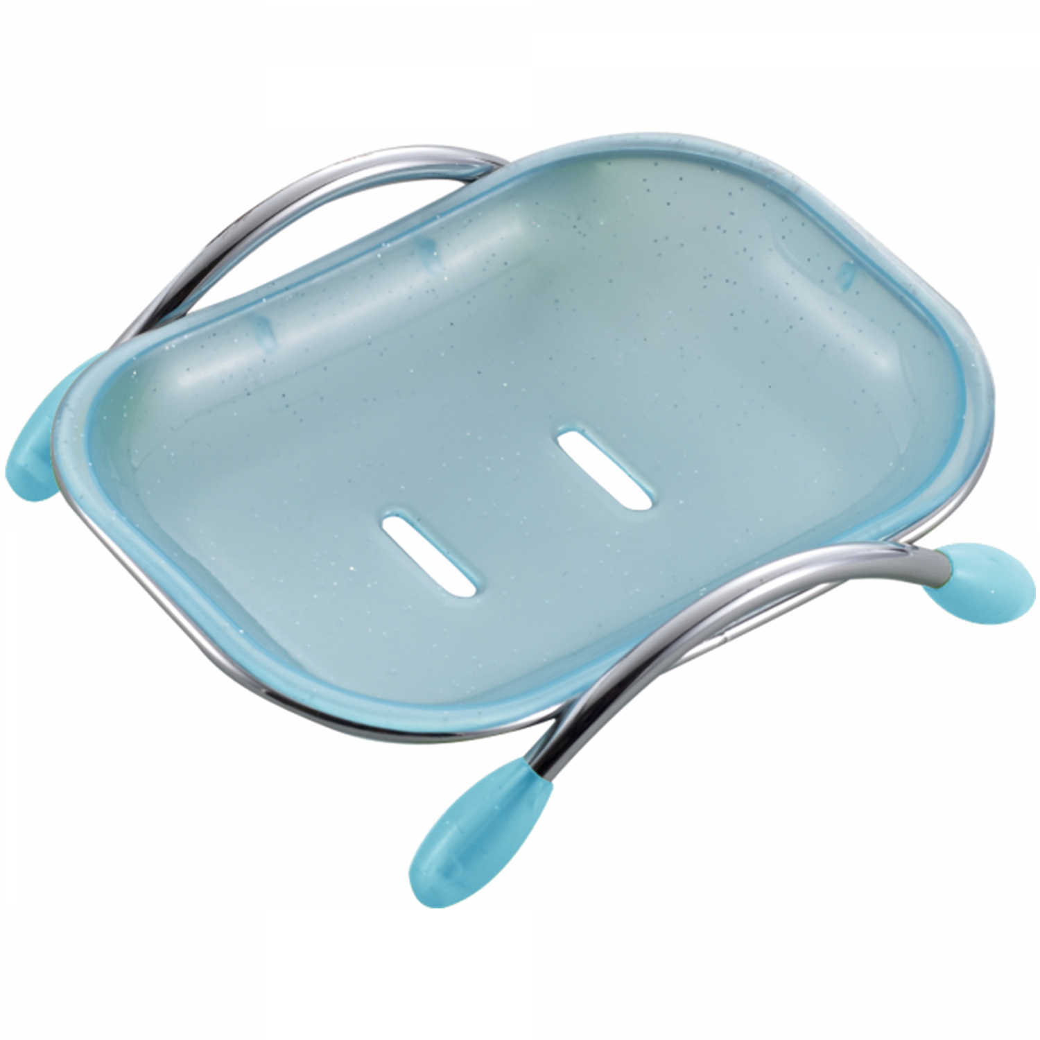 Мыльница пластиковая/настольная (синяя) Haiba HB 333-1