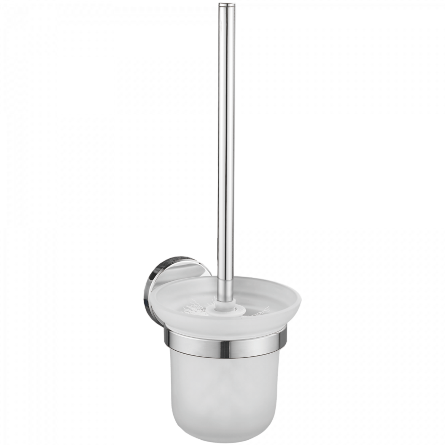 Ёршик туалетный настенный, хром HB 9010