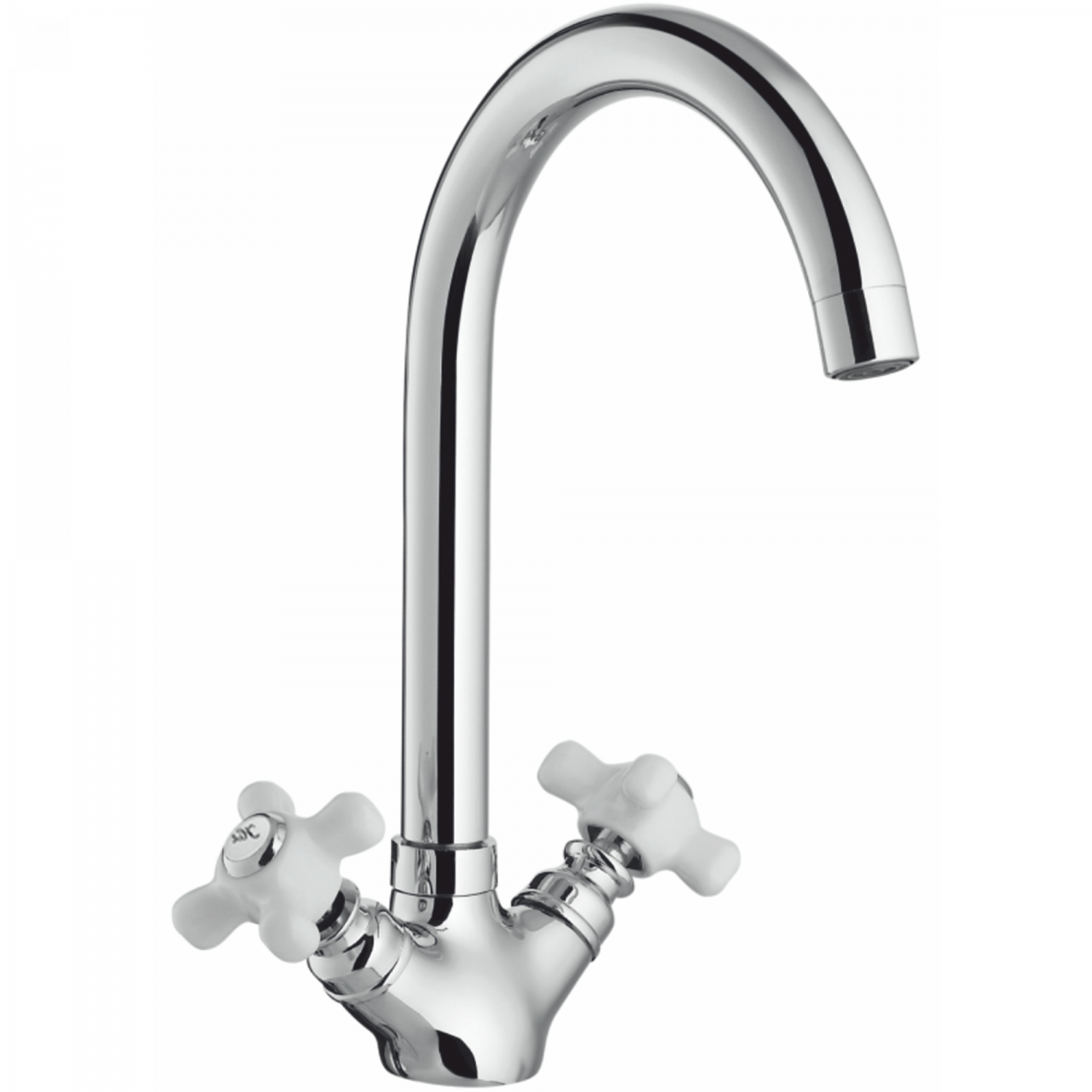 Смеситель для кухни Haiba HB 4118, хром