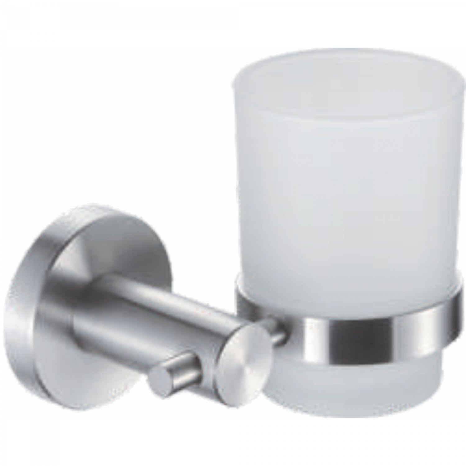 Держатель стакана матовое стекло, нержавеющая сталь HB 8306