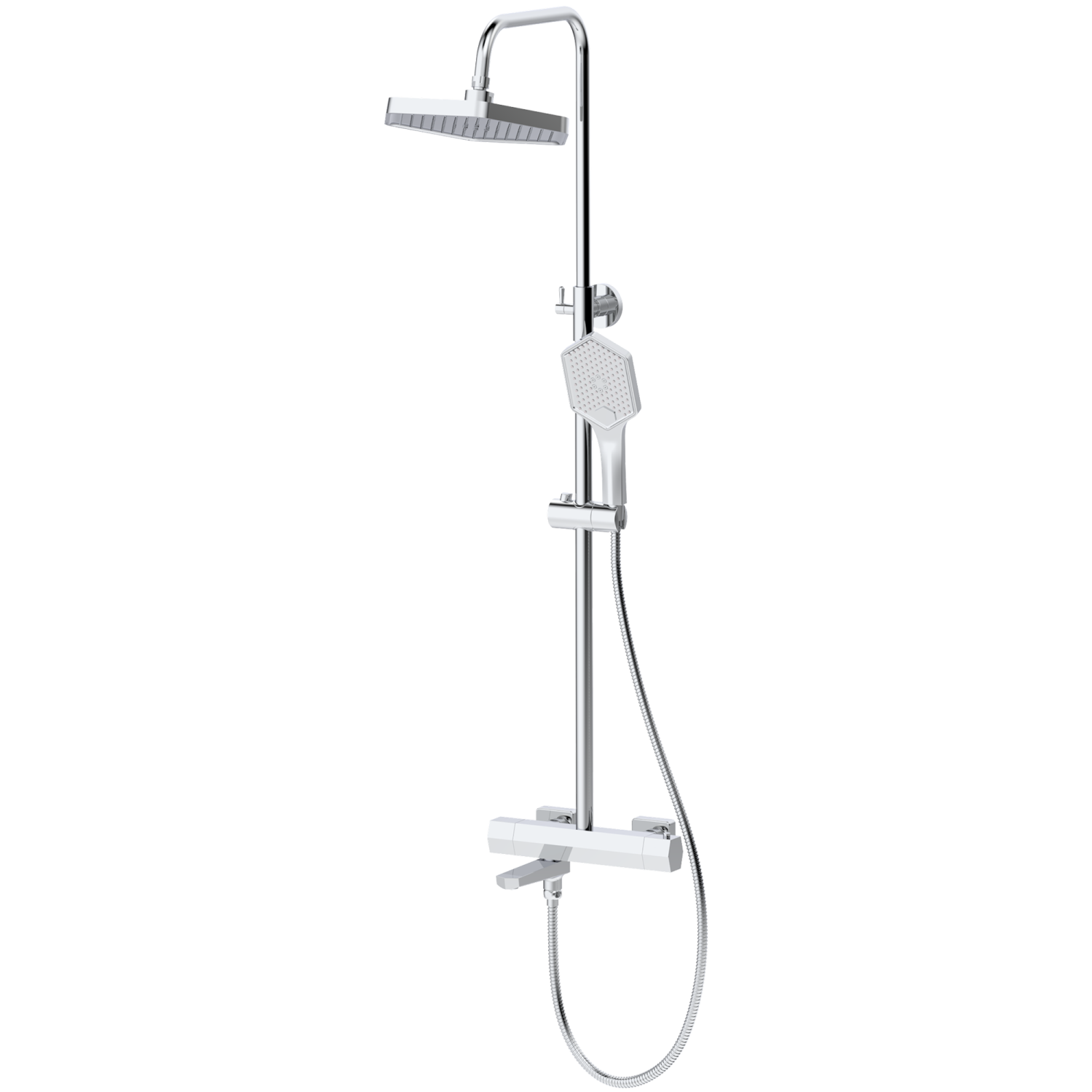 Душевая система
хром с термостатом без излива HB24726
