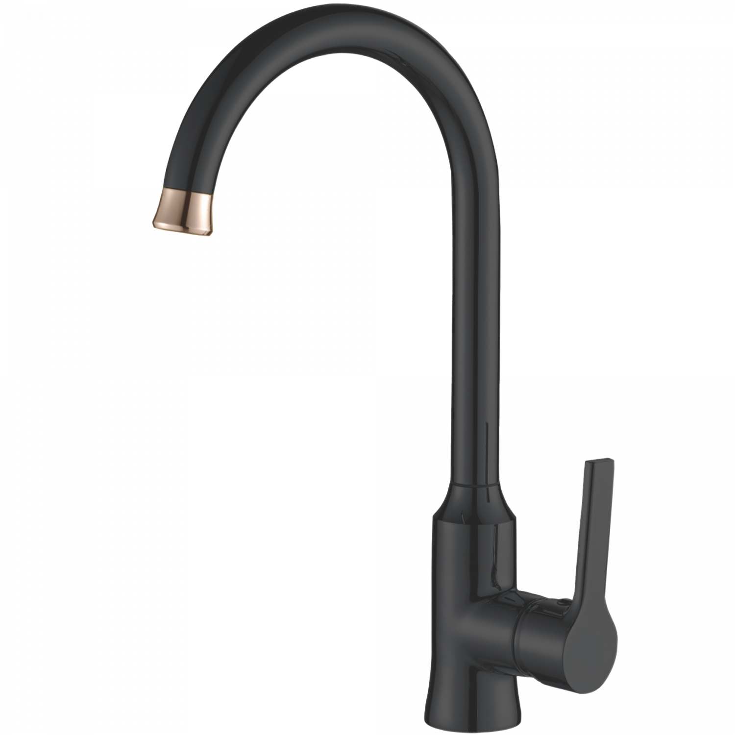 Смеситель для кухни, латунь, черный HB 70652-7