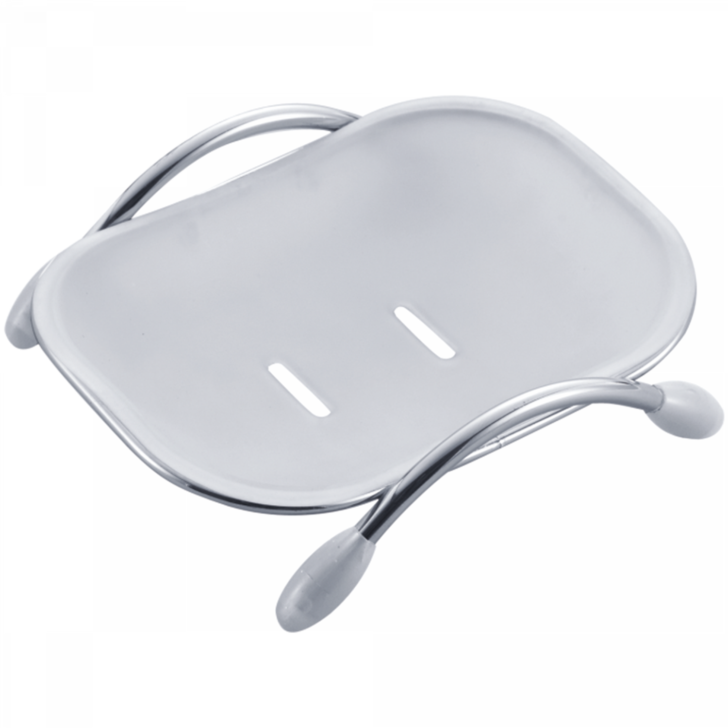 Мыльница пластиковая/настольная (белая) Haiba HB 332-1