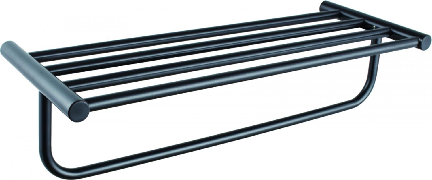 Полка для полотенец, черный HB 8424-7
