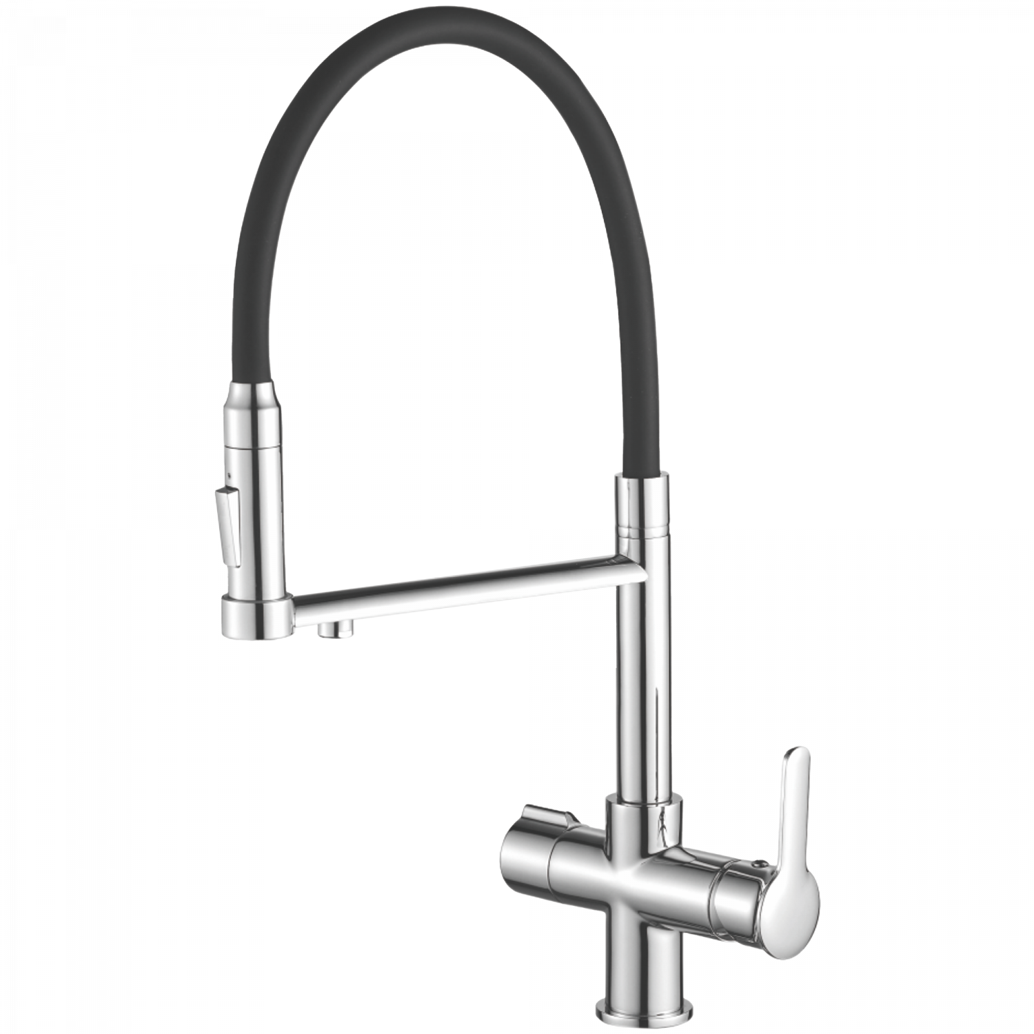 Смеситель для кухни Haiba HB 76854, хром