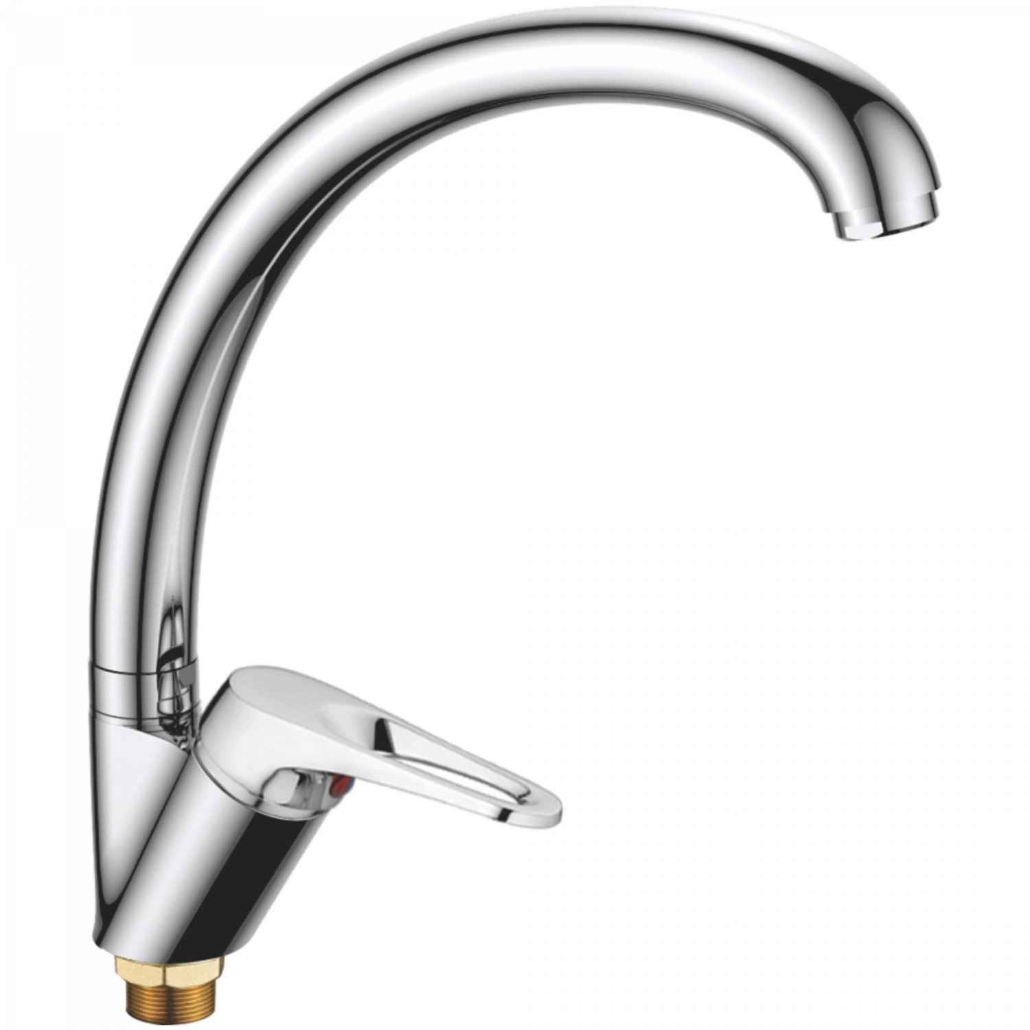 Смеситель для кухни Haiba HB 4113-2, хром