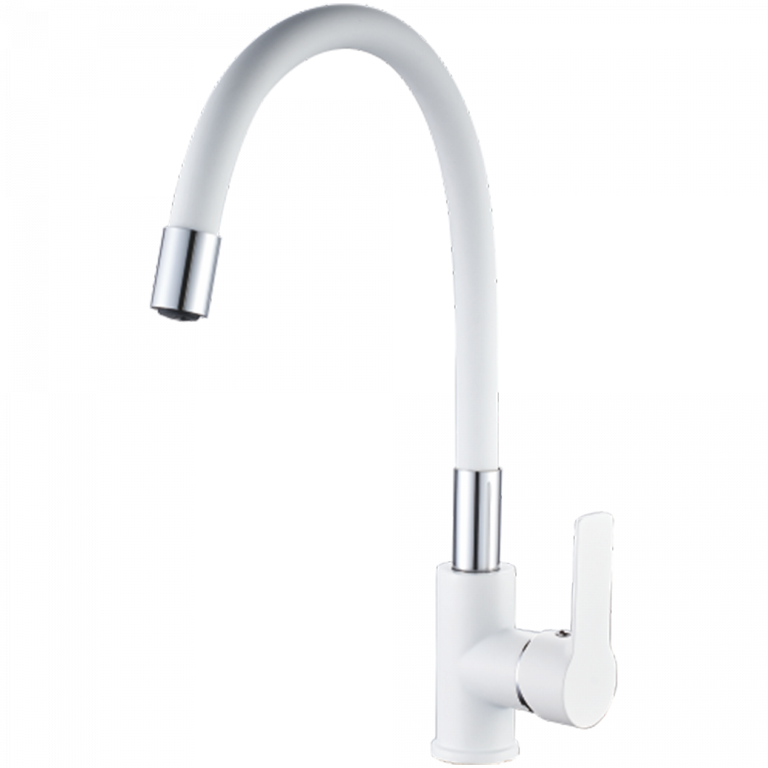 Смеситель для кухни Haiba HB 70113-8, белый