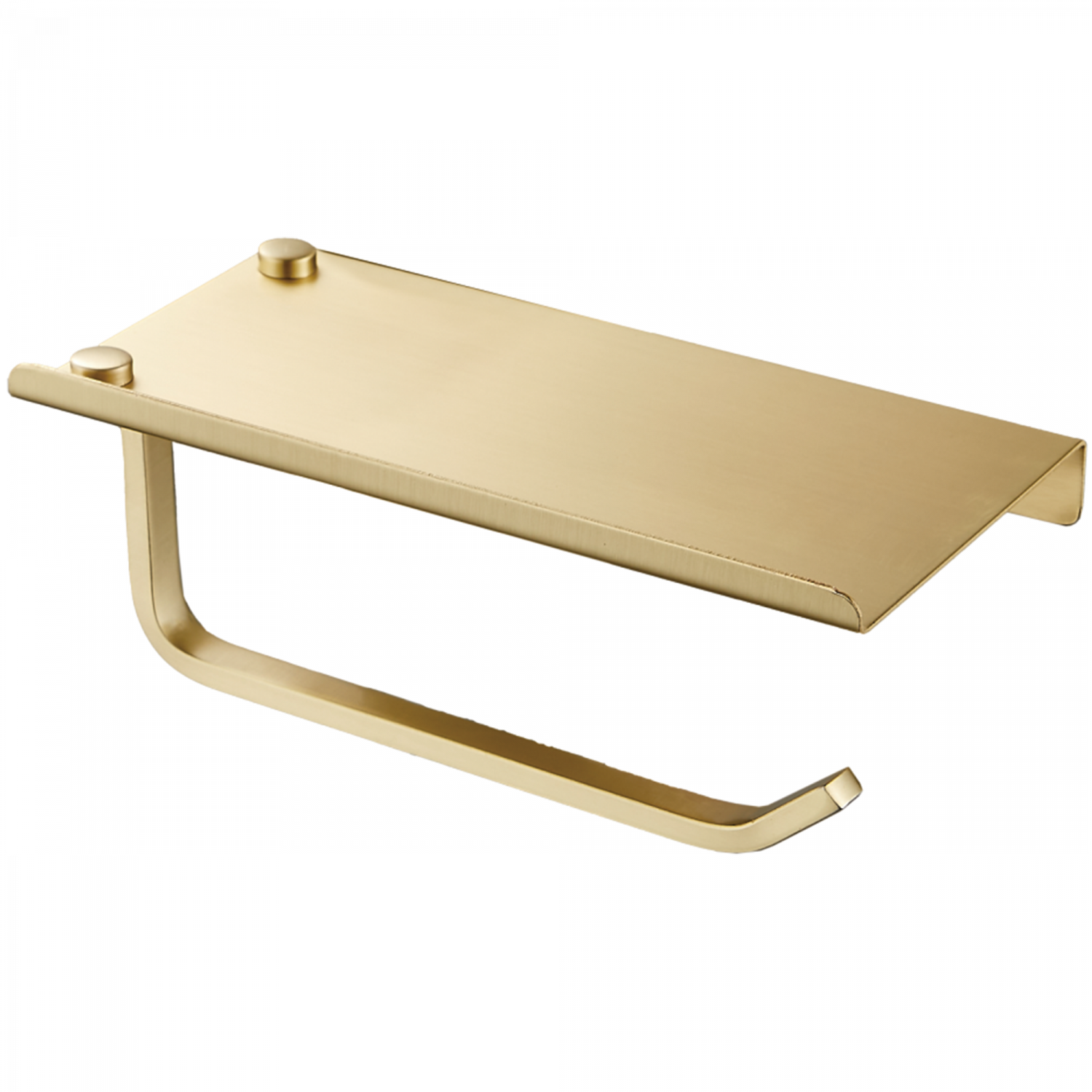 Держатель для туалетной бумаги с подставкой, золото HB 330-5