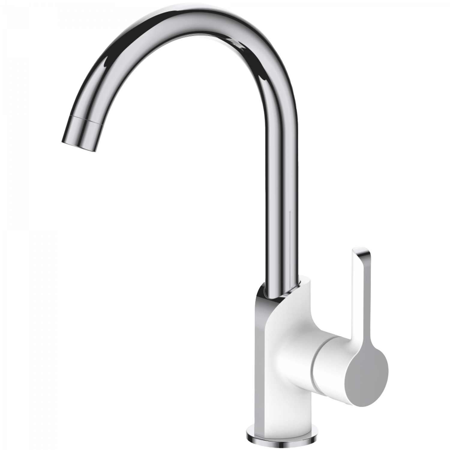 Смеситель для кухни Haiba HB 70805-8, белый