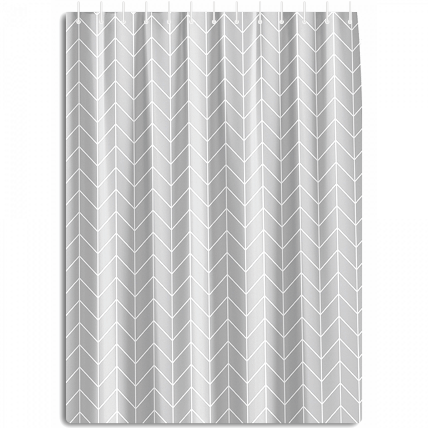 HB75004 Штора для ванной комнаты (PEVA, 180*180 см., с кольцами в комплекте)