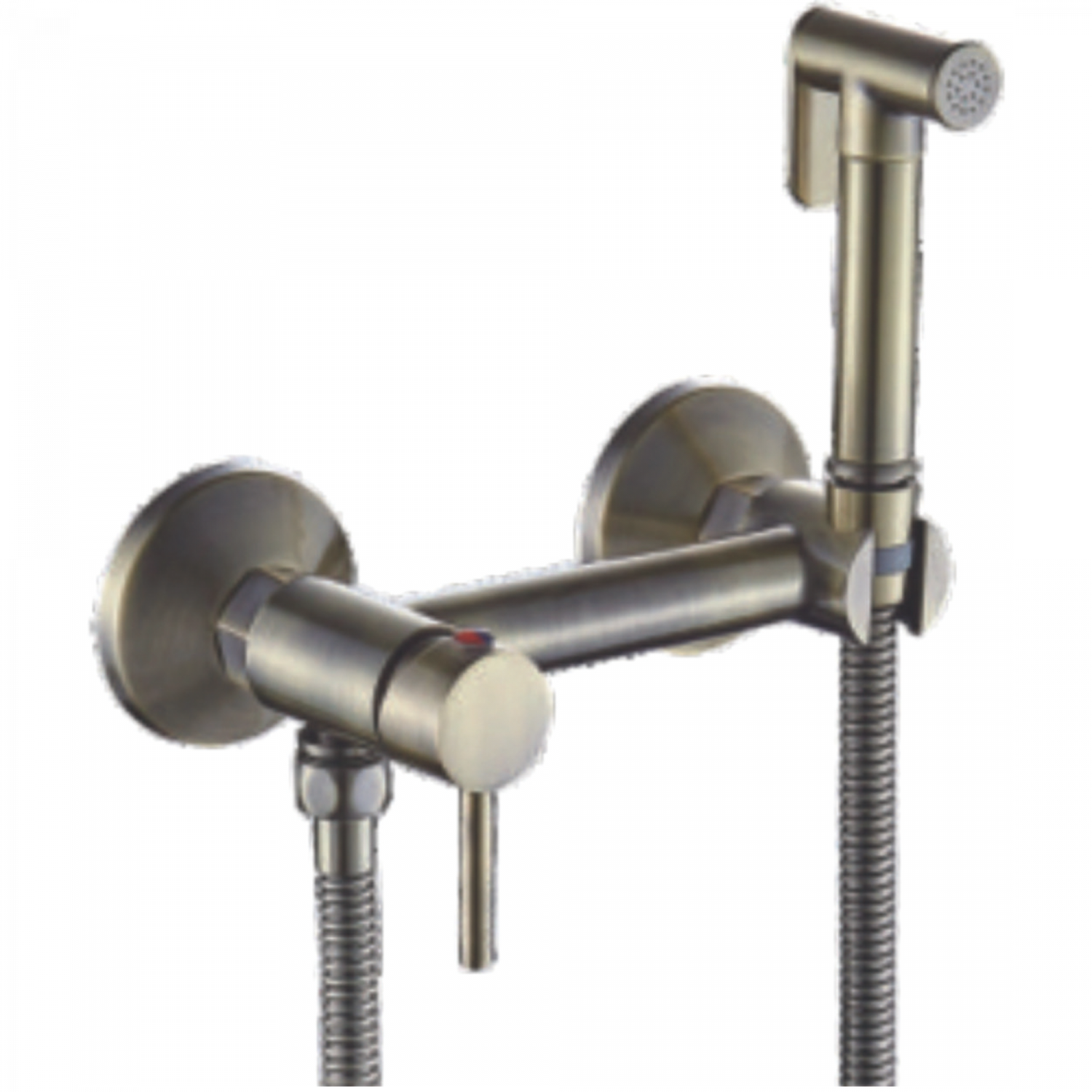 Гигиенический душ, латунь, бронза
Комплектация: лейка, шланг 1,5м HB 5510-4