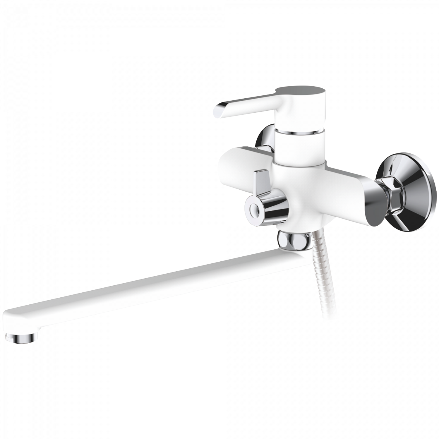 Смеситель для ванны Haiba HB 22805-8, белый