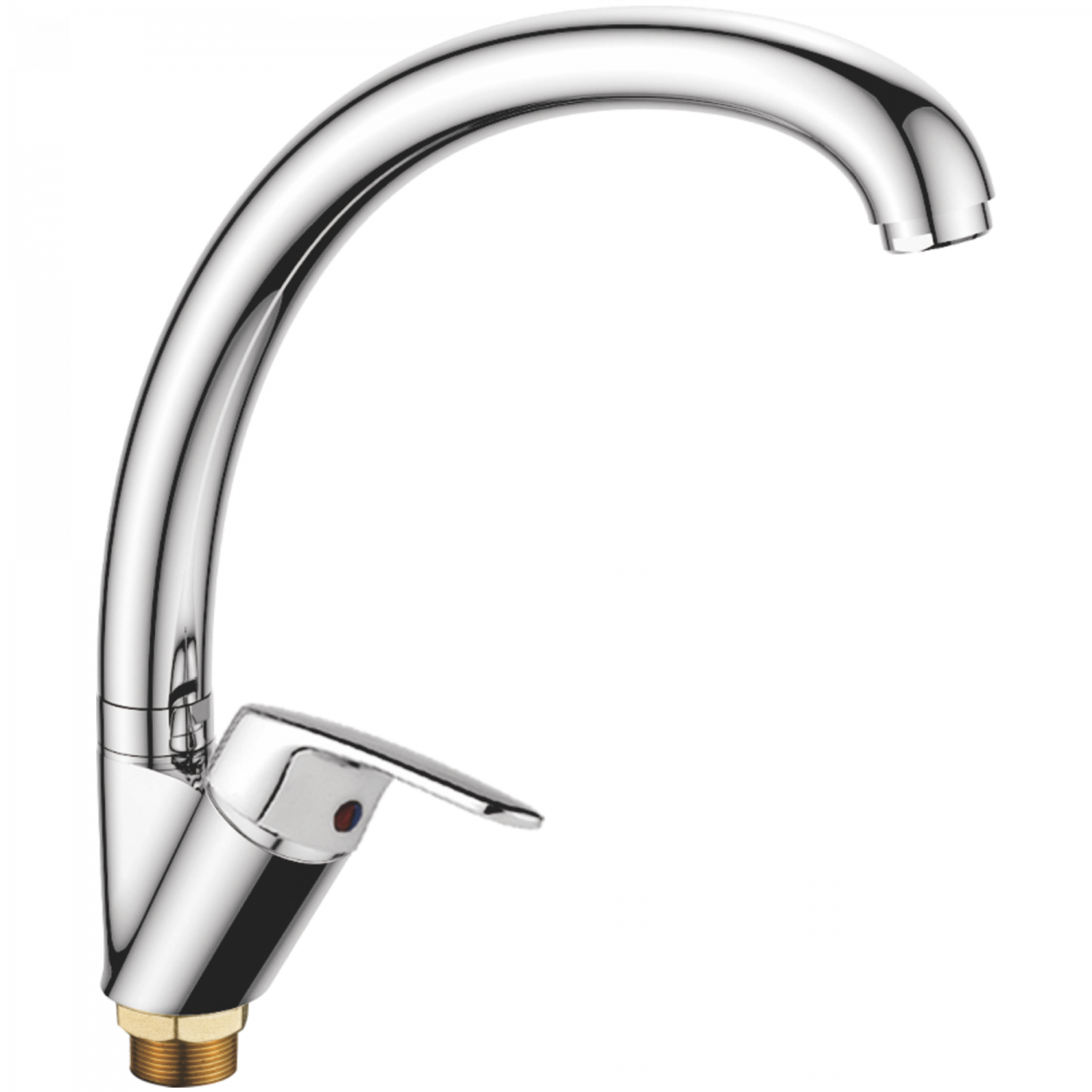 Смеситель для кухни Haiba HB 4116-2, хром