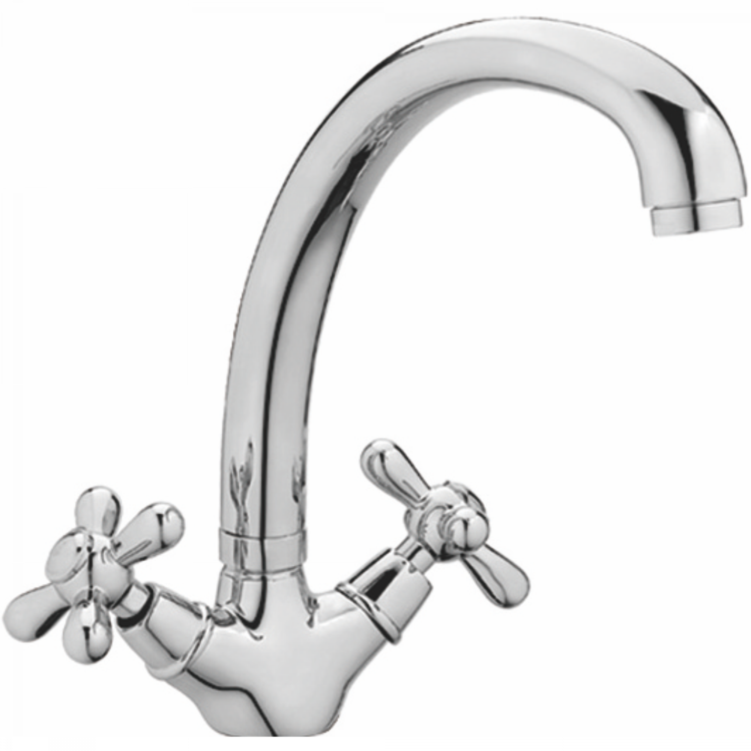 Смеситель для кухни Haiba HB 4325, хром