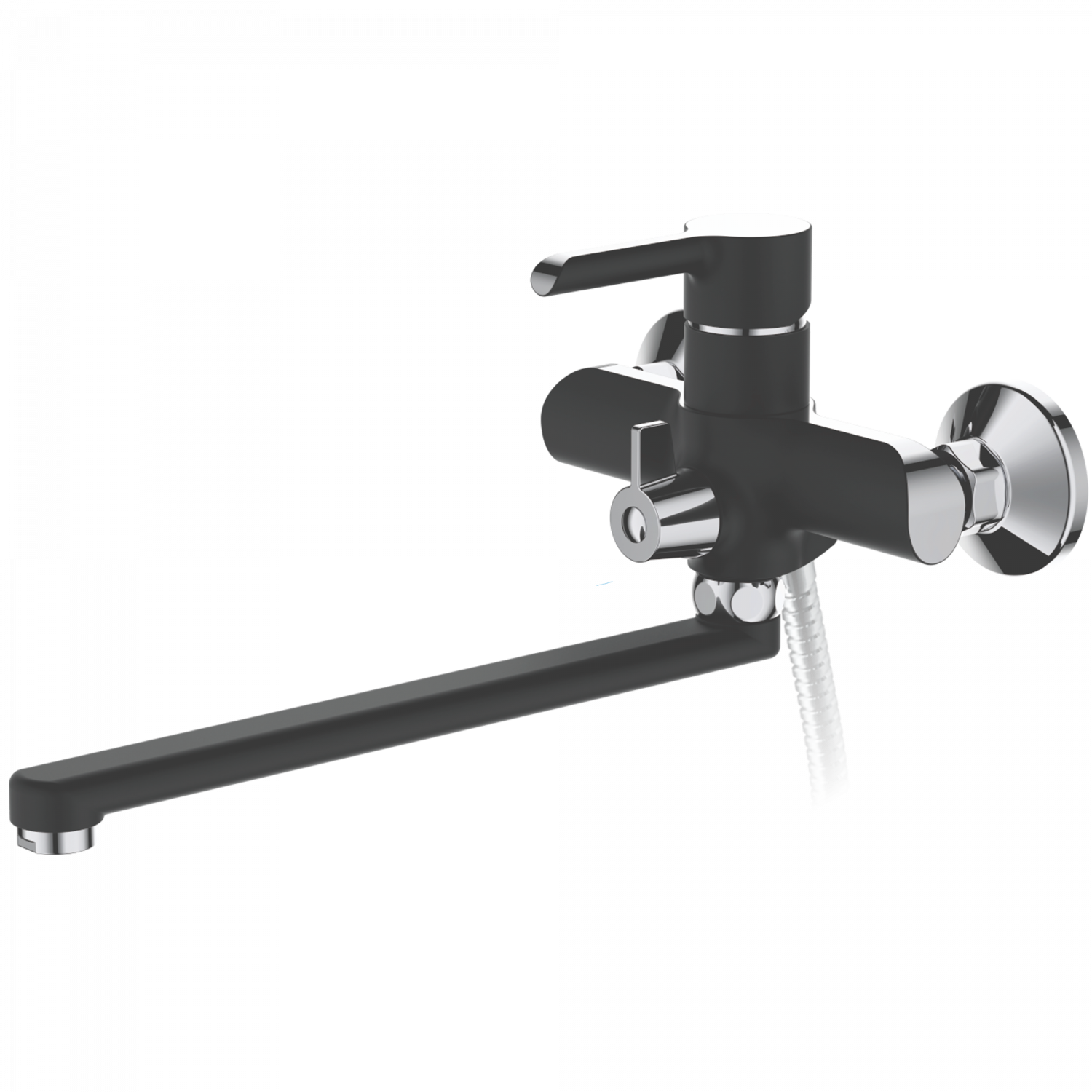 Смеситель для ванны Haiba HB 22805-7, черный