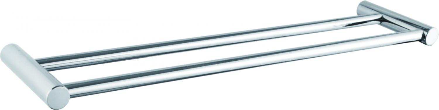Держатель для полотенец, двойной 600 мм, хром HB 8409