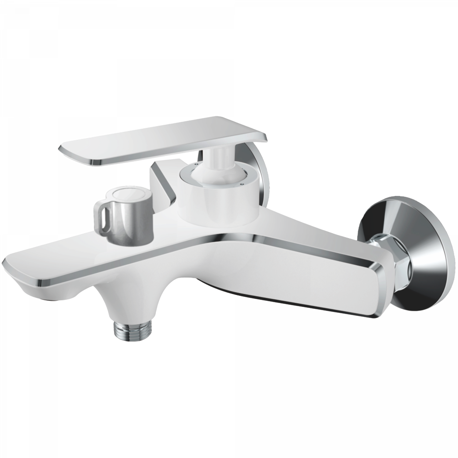 Смеситель для ванны Haiba HB 60548-8, белый