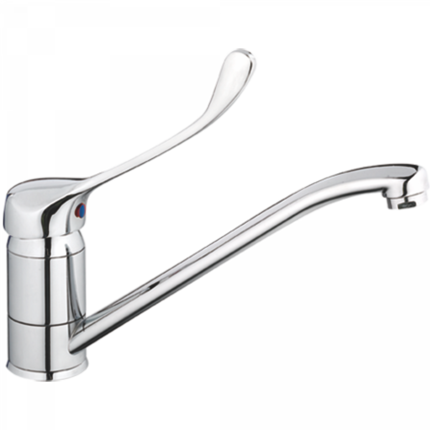 Смеситель для кухни с хирургической ручкой Haiba HB 4254, хром