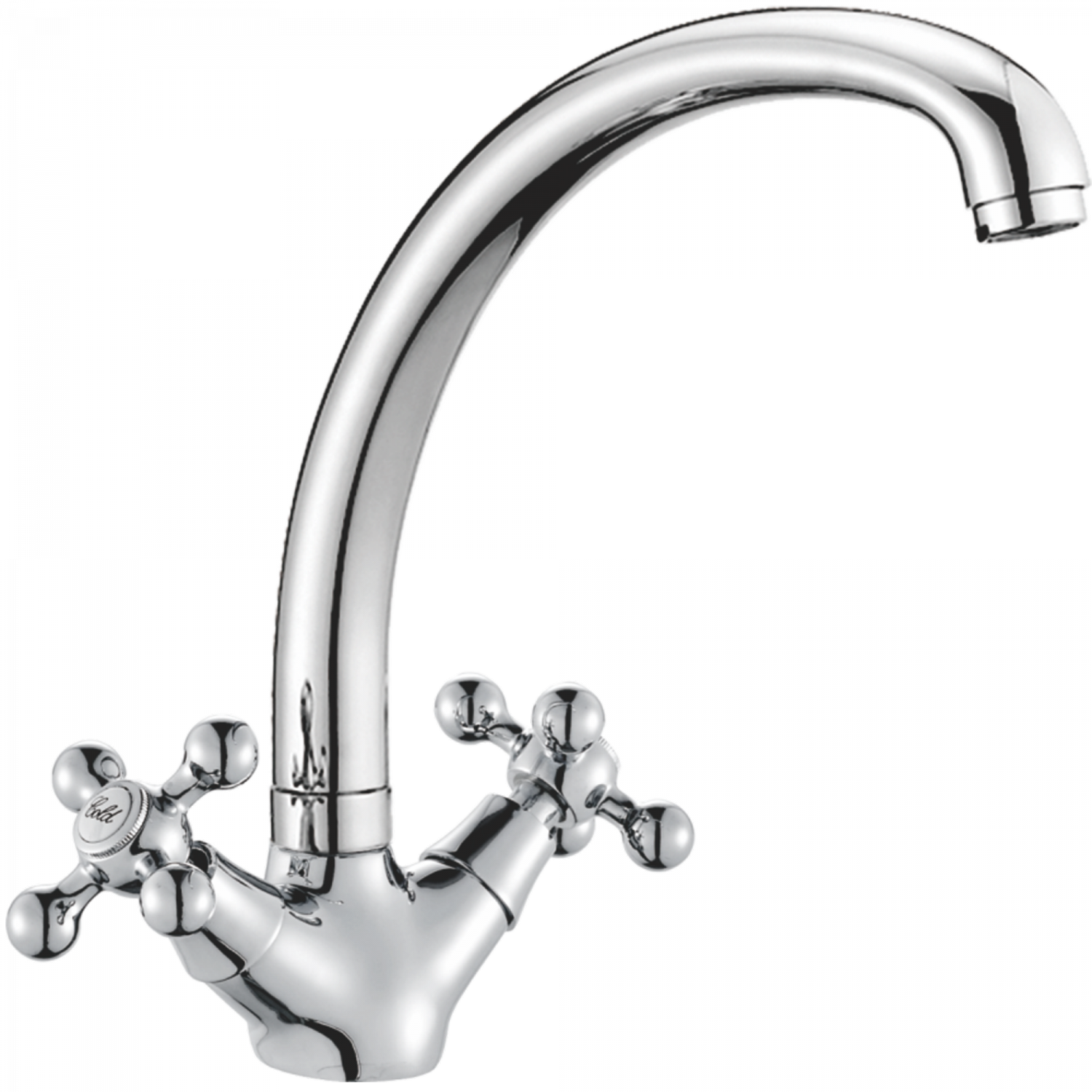 Смеситель для кухни Haiba HB 4719, хром