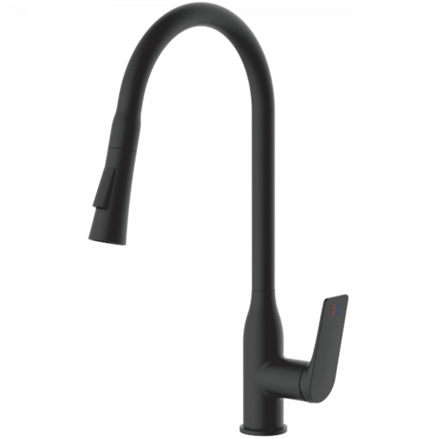 Смеситель для кухни, латунь, черный HB 73816-7