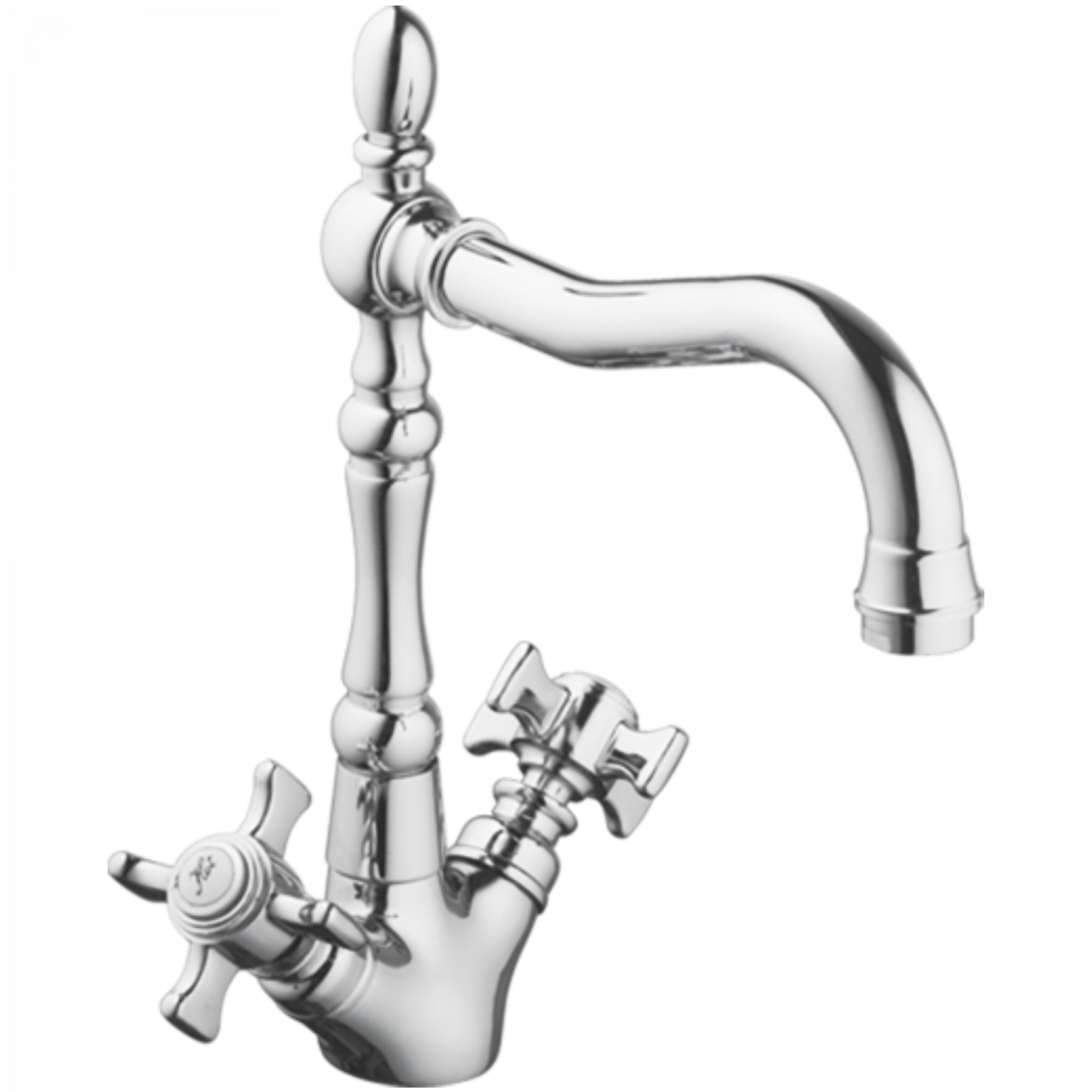 Смеситель для кухни Haiba HB 4324, хром